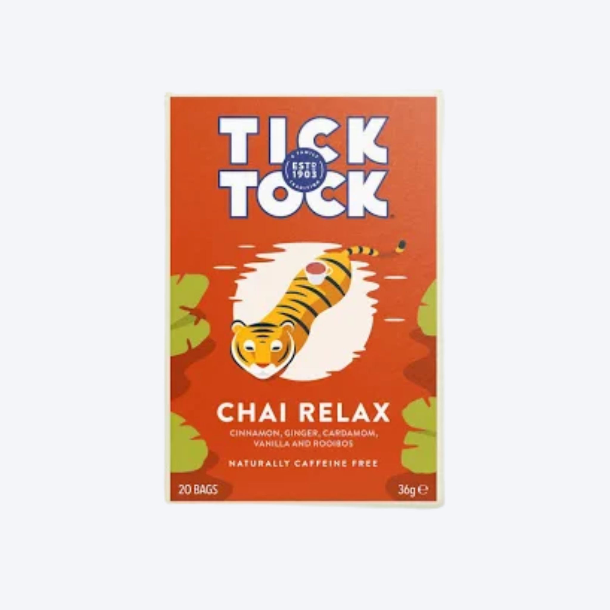 Tick Tock Earl Chai Relax x20 bags