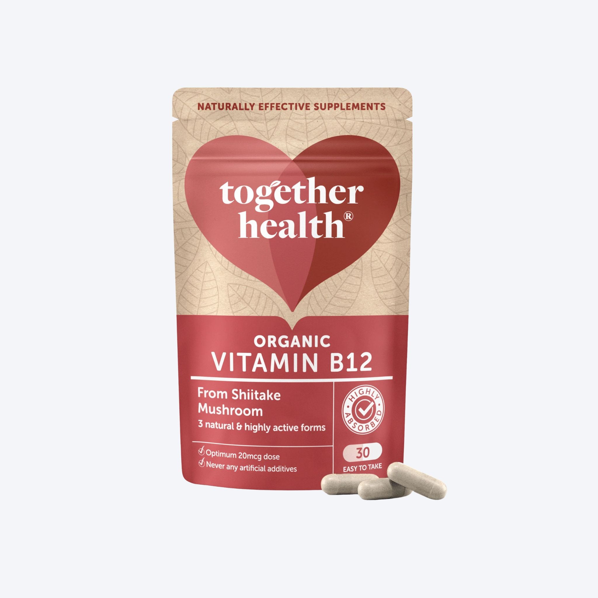 Together Health Organic Vitamin B12 x30 Capsules
