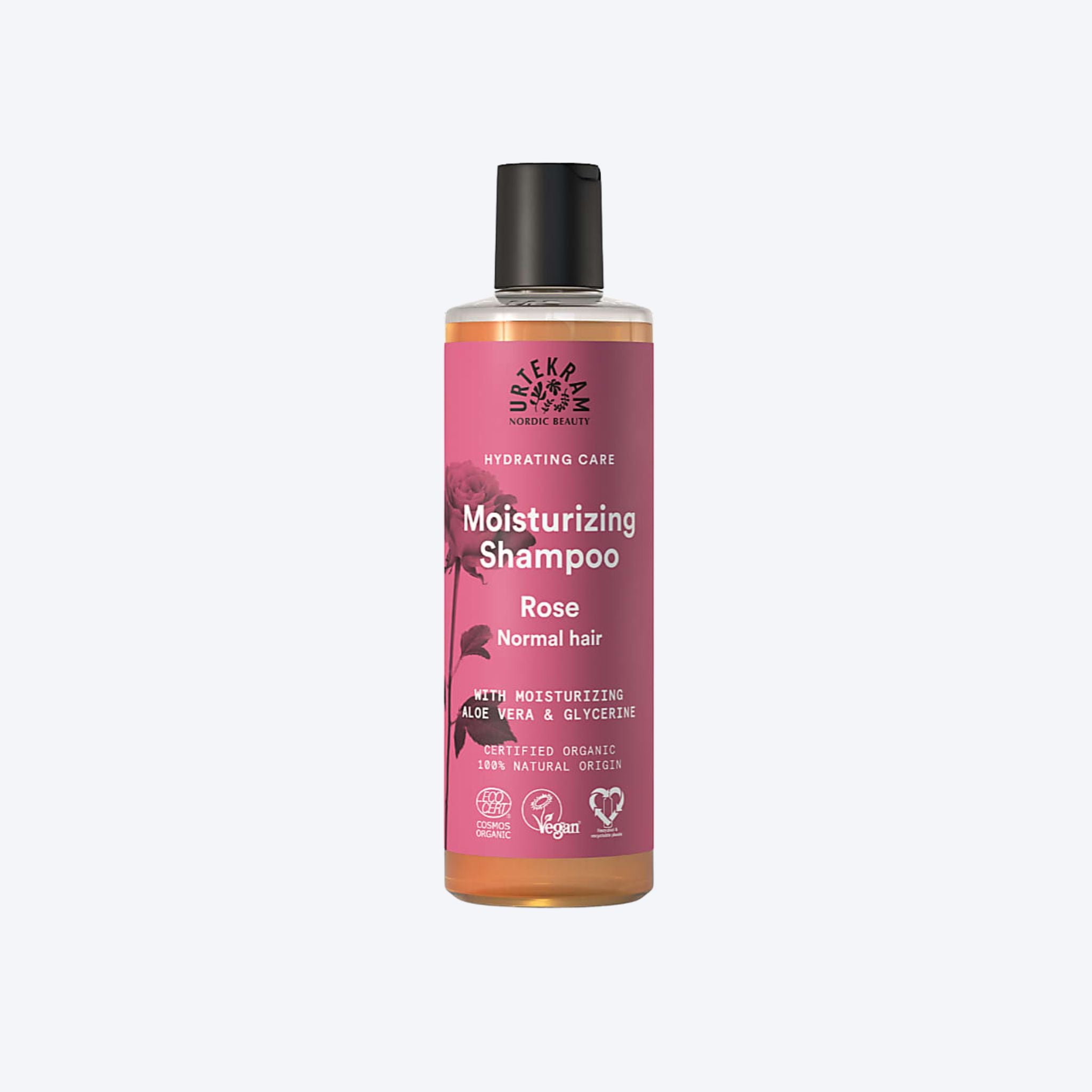 Urtekram Hydrating Care Moisturising Shampoo Rose 250ml
