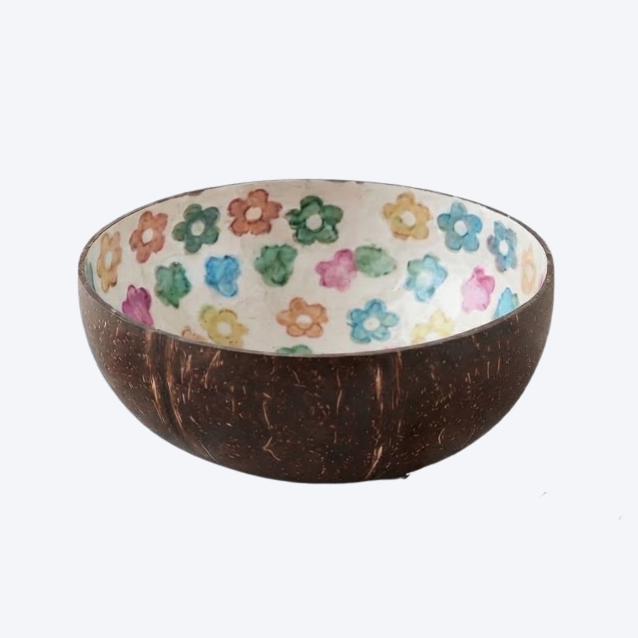 Vietnamese Hand Painted Fair Trade Floral Bowl