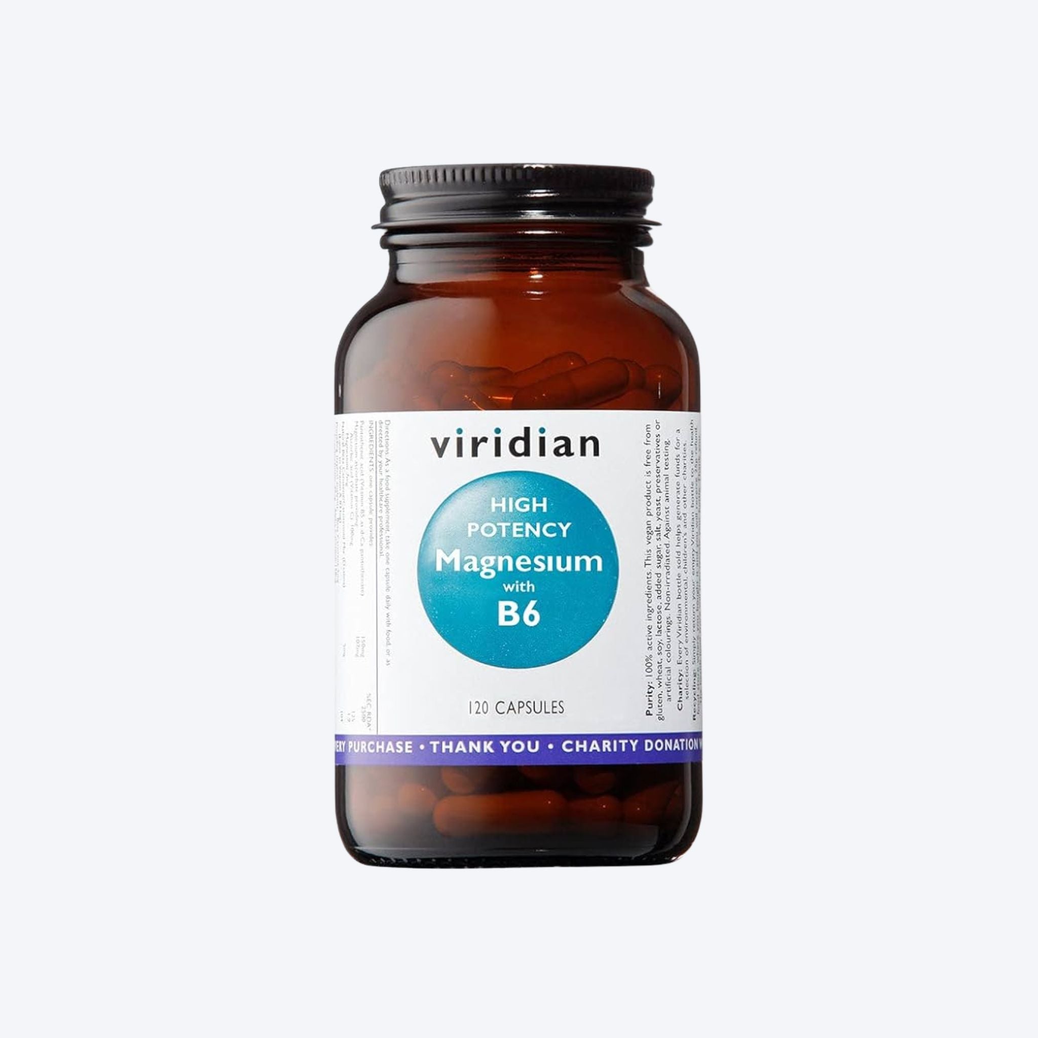 Viridian Magnesium & B6 120 Caps