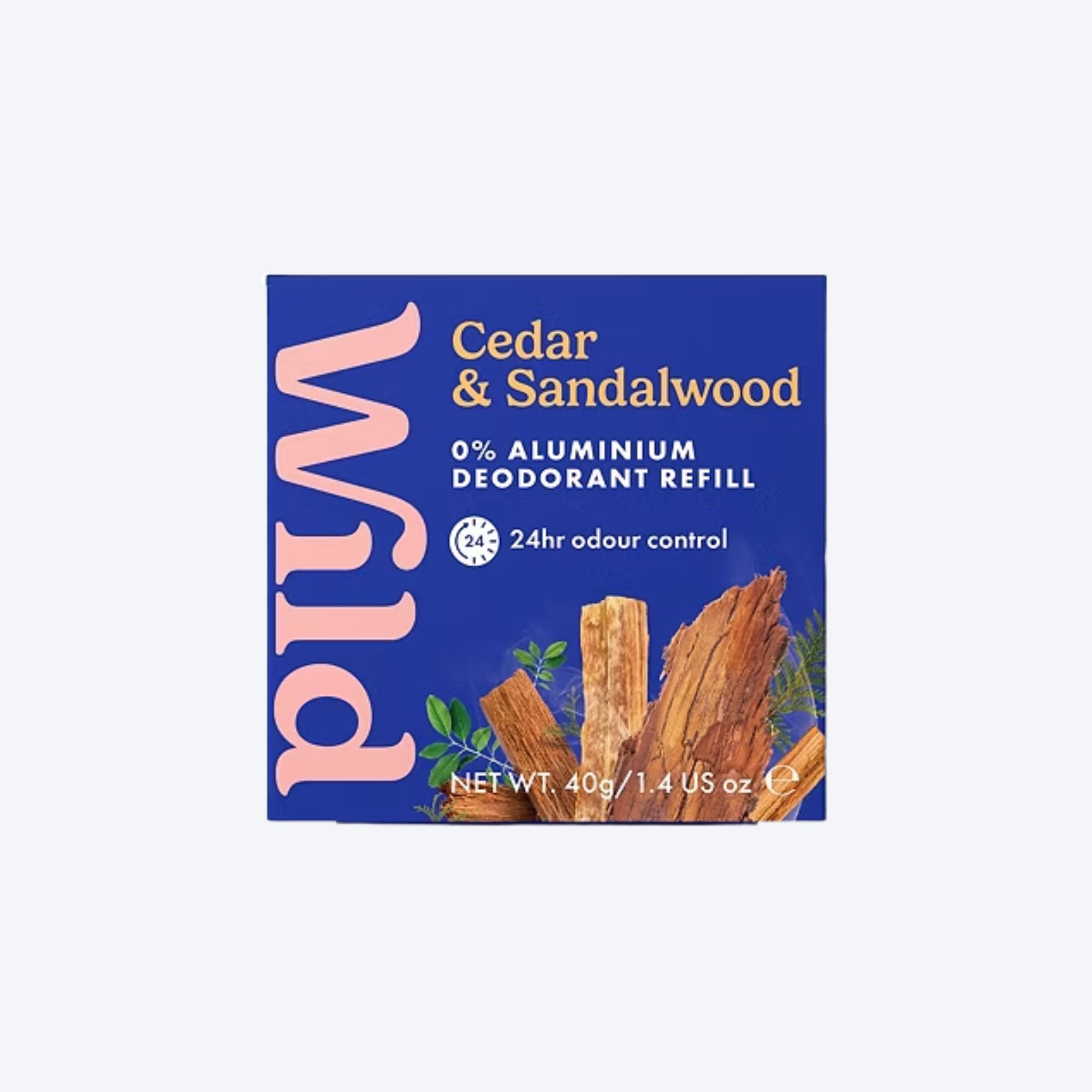 Wild Natural Deodorant Cedar & Sandalwood Refill