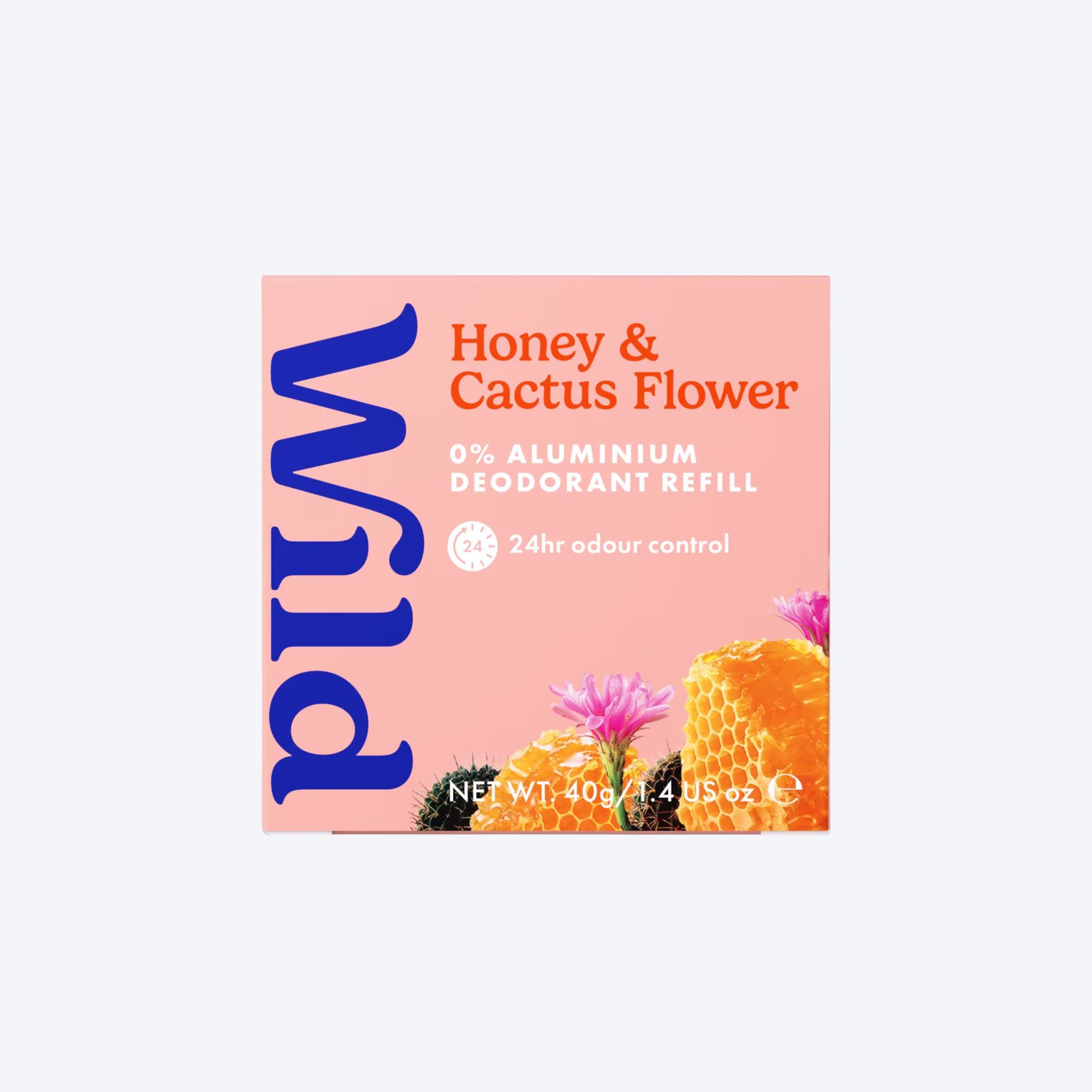 Wild Natural Deodorant Honey & Cactus Refill