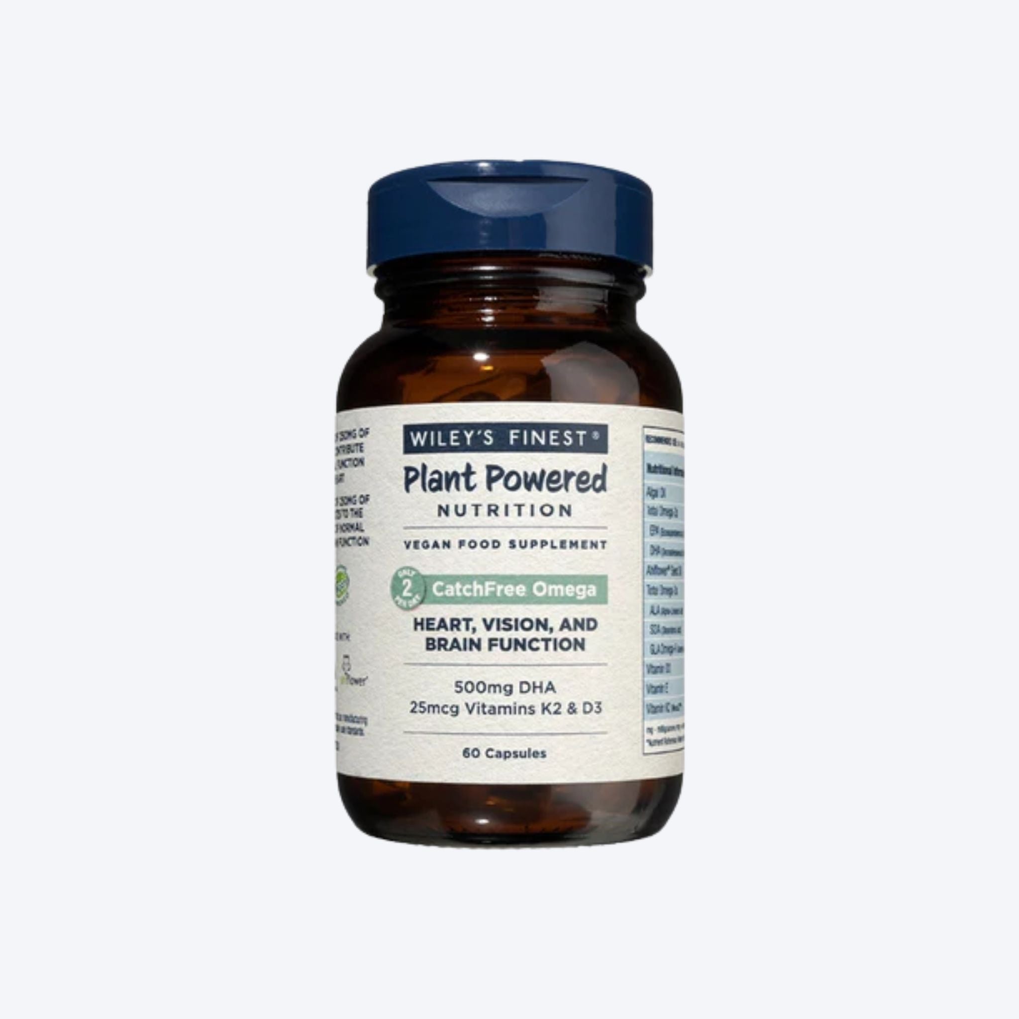 Wiley's Finest Vegan (Plant Powered) Omega x60 Capsules
