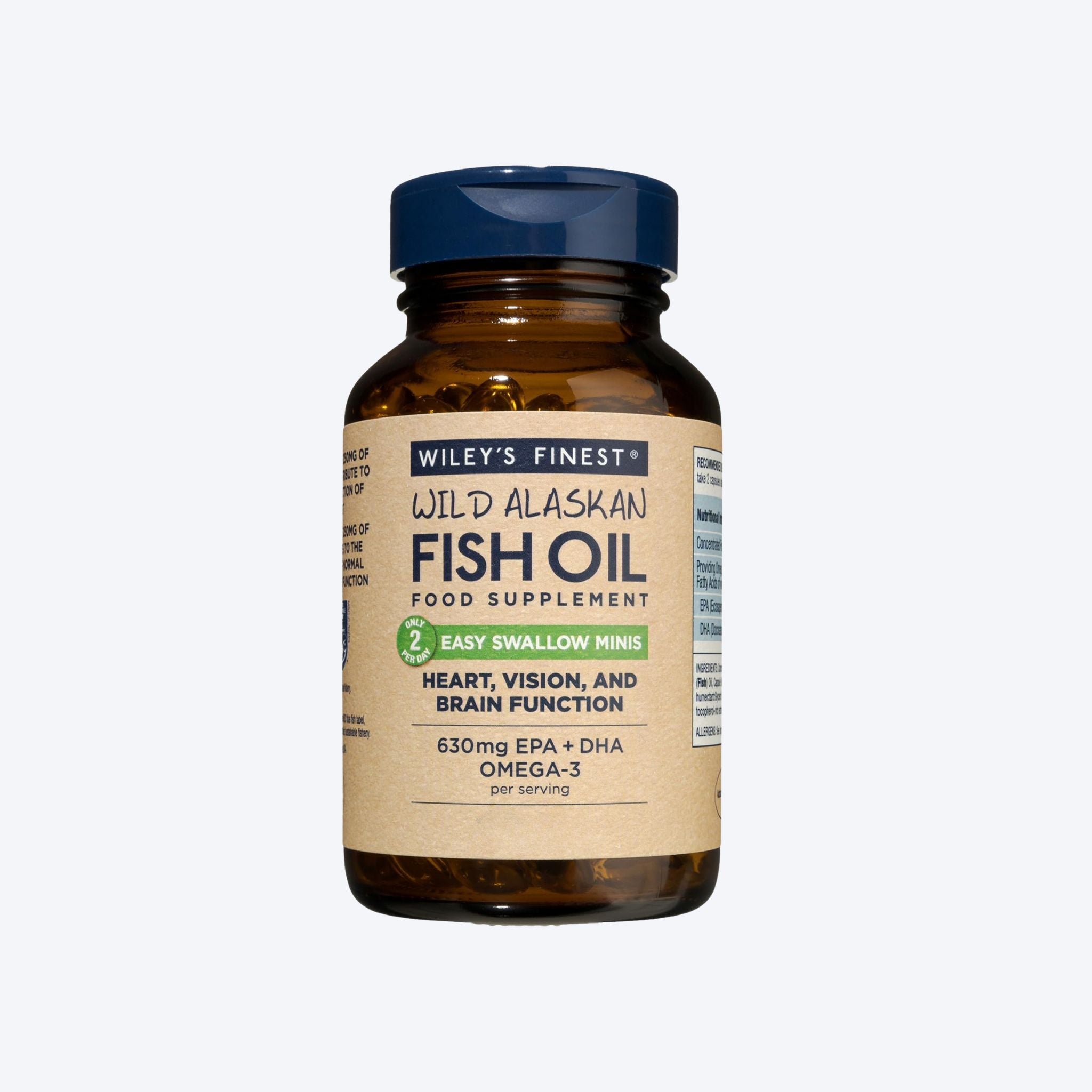 Wiley's Finest Wild Alaskan Fish Oil Easy Swallow Minis x60