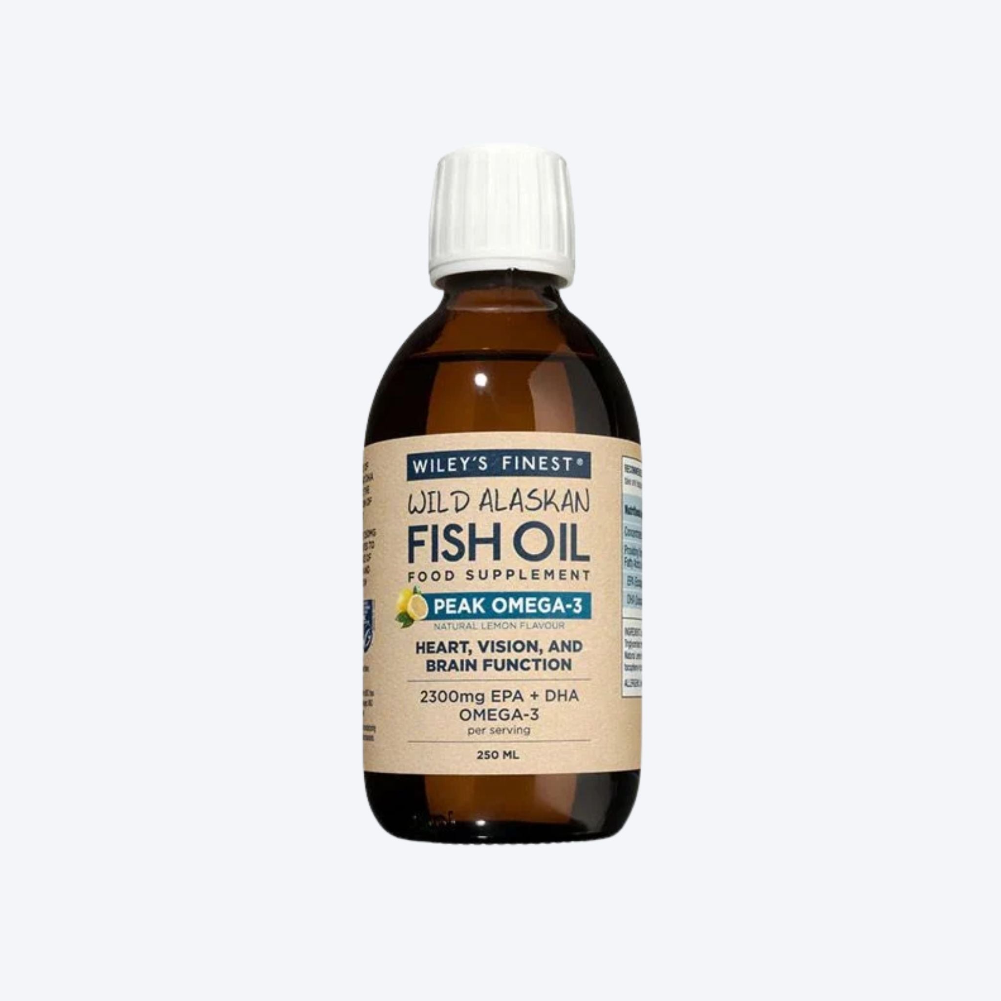 Wiley's Finest Wild Alaskan Fish Oil Liquid 250ml