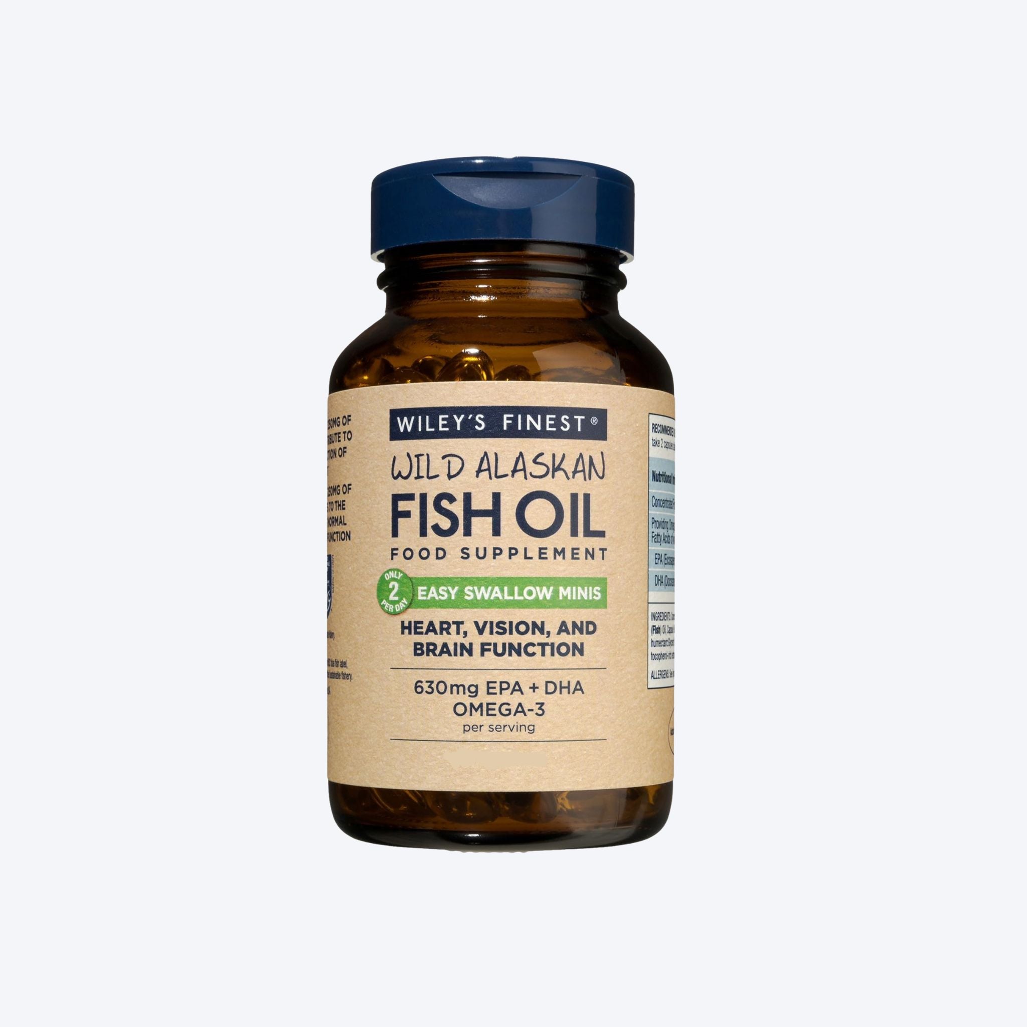 Wiley's Finest Wild Alaskan Fish Oil Peak Easy To Swallow Minis x180 Softgels
