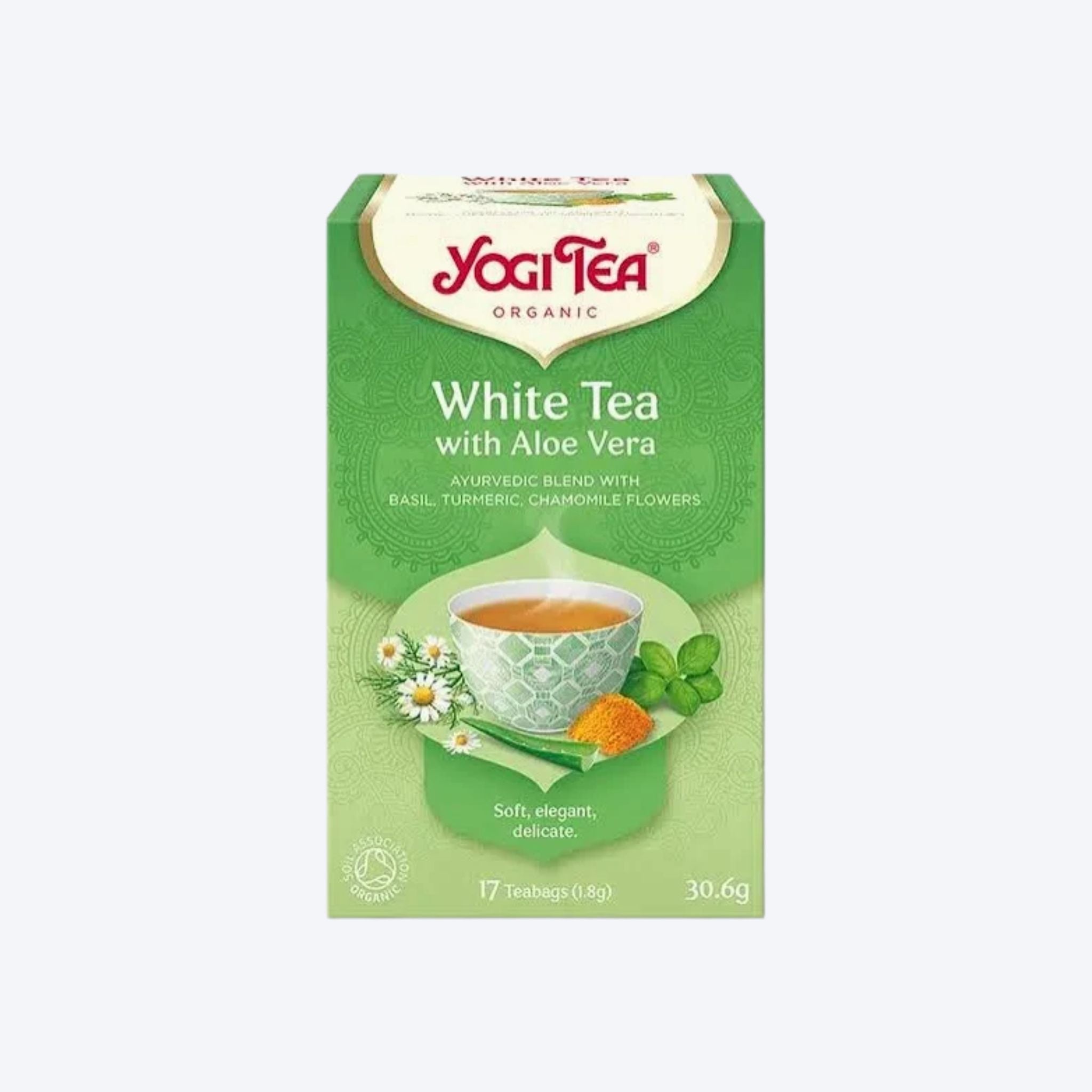 Yogi Tea Organic White Tea & Aloe Vera x17 Bags