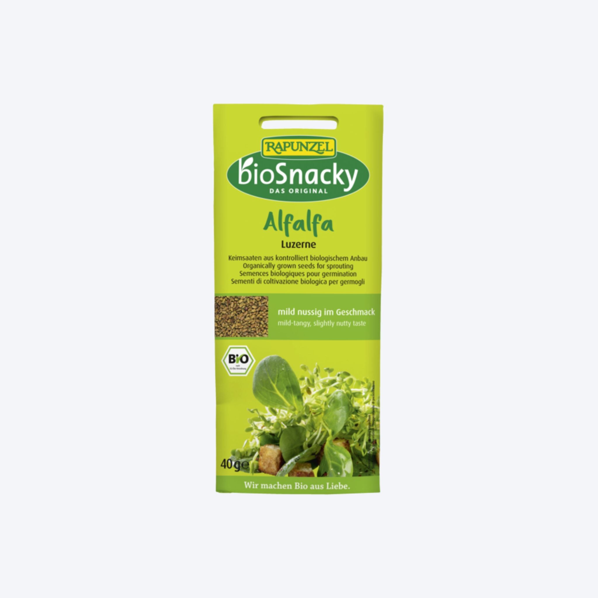 Rapunzel BioSnacky Organic Alfalfa Sprouting Seeds