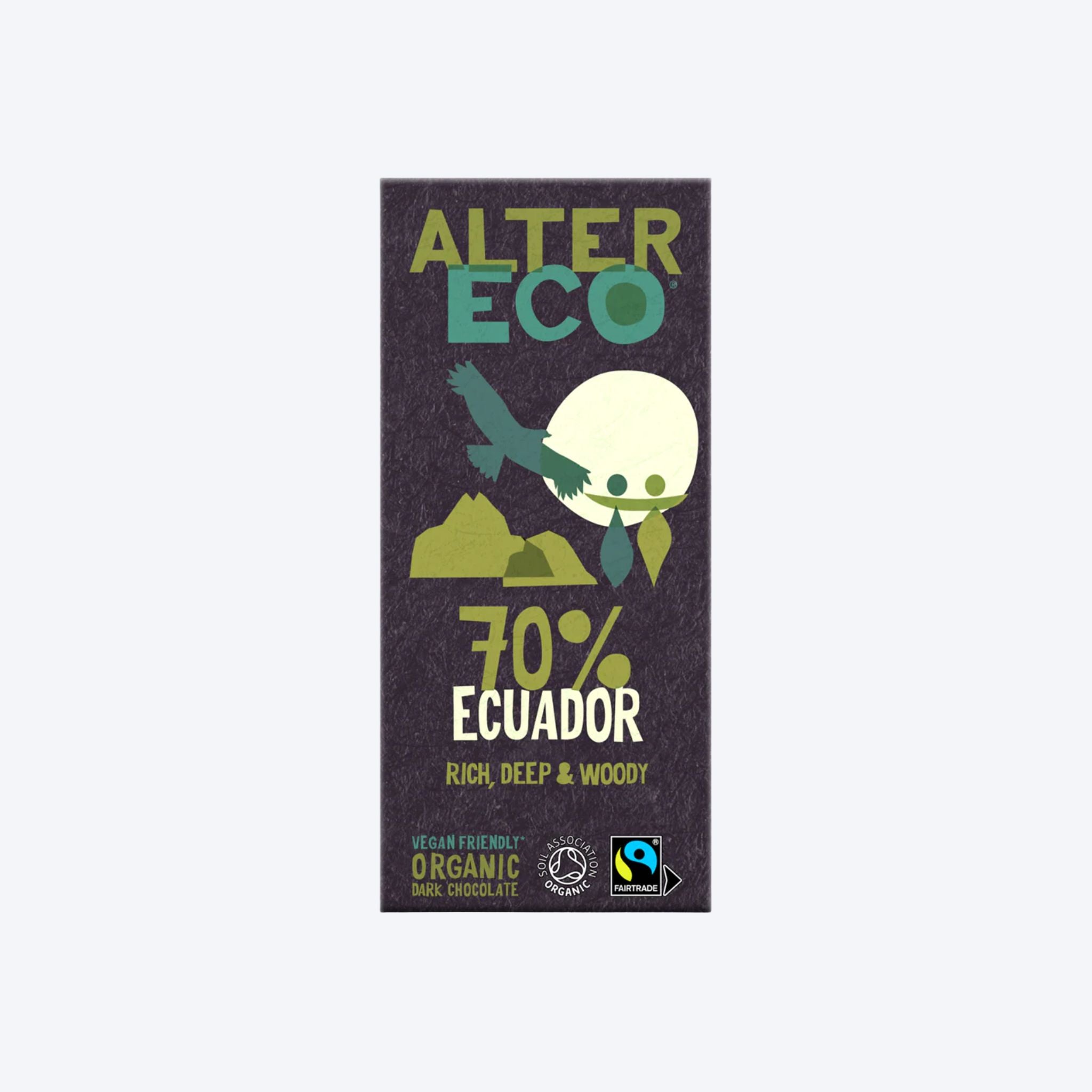 Alter Eco Organic Equador 70% Chocolate 100g