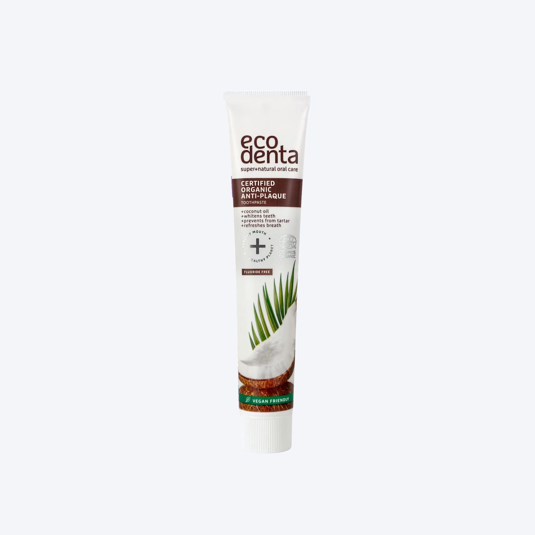 EcoDenta Certified Organic Anti-Plaque with Coconut Oil