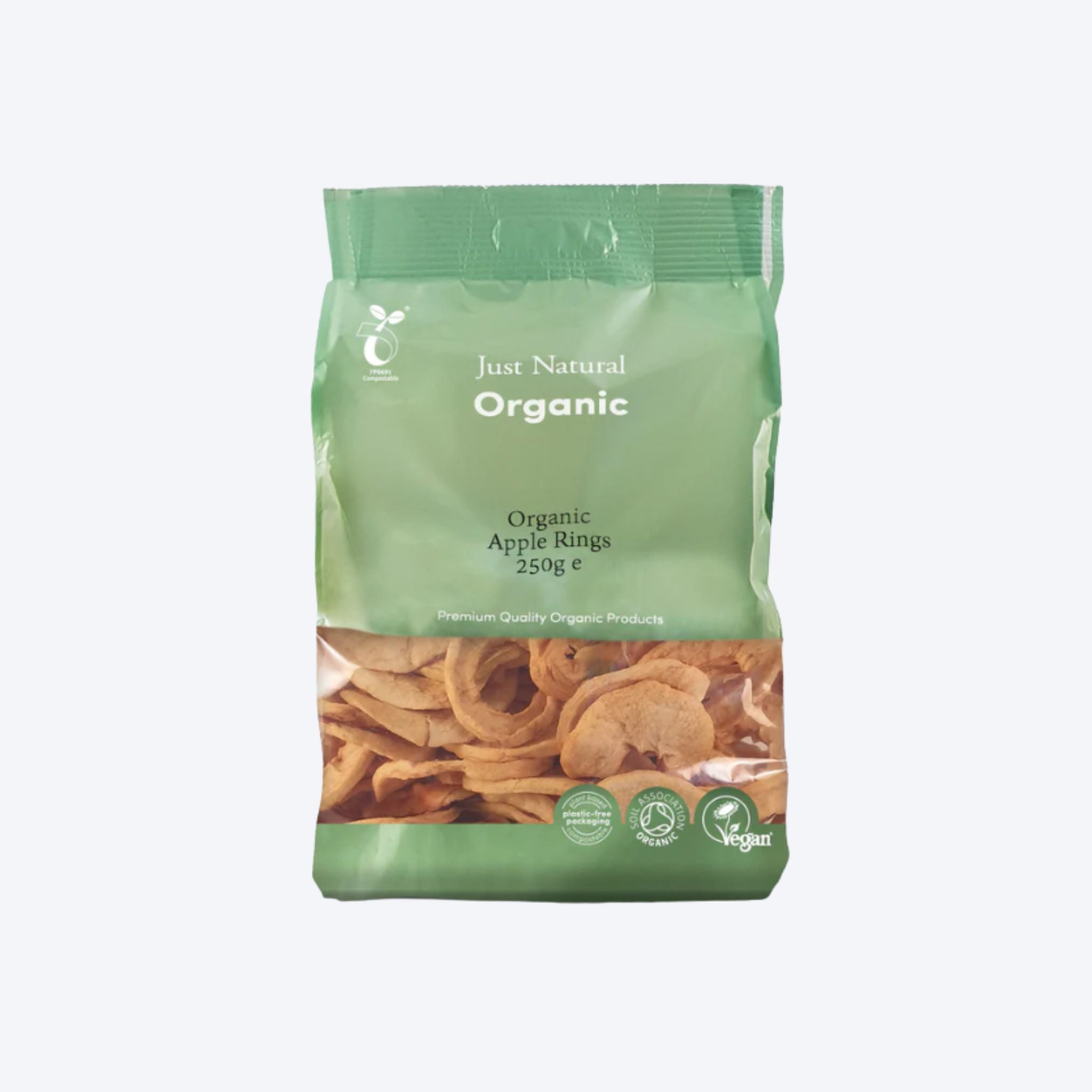Just Natural Apple Rings - 250g