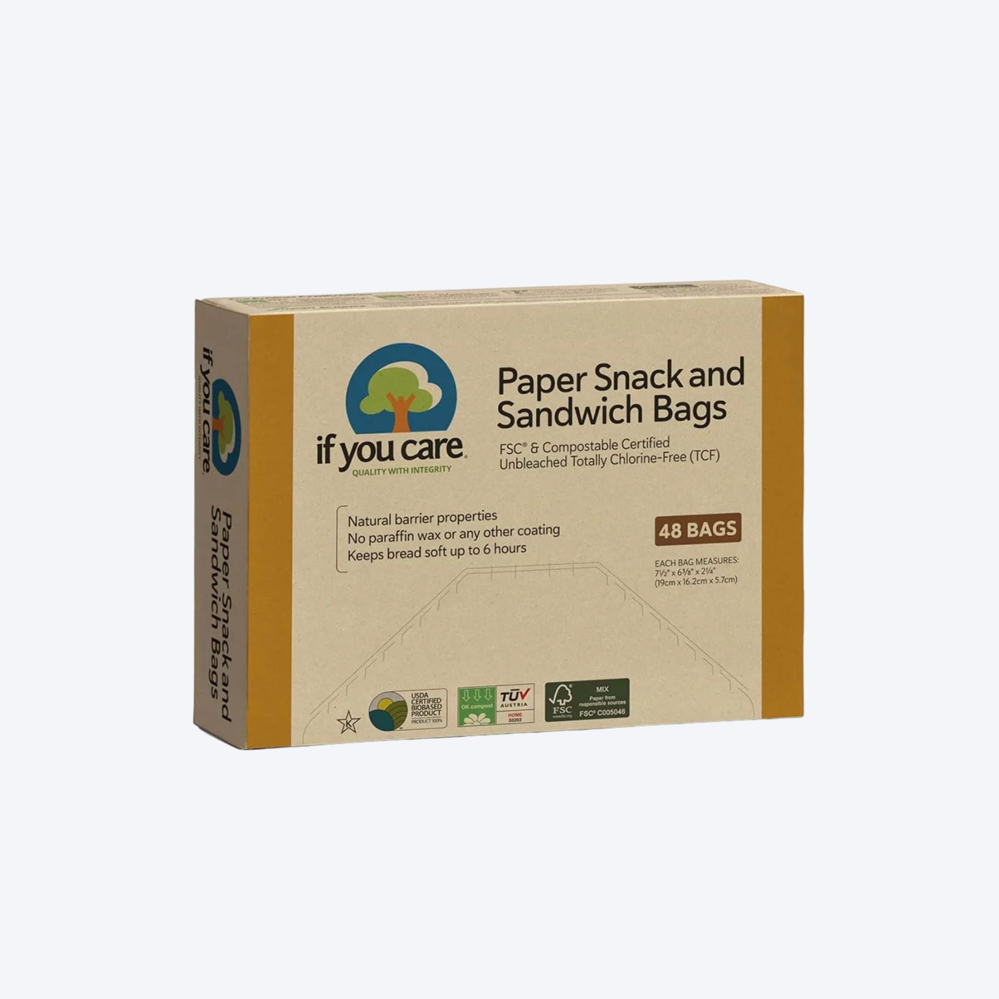 IfYouCare Paper Sandwich Bags