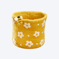 Fair Trade Felt Bee & Daisy Planter