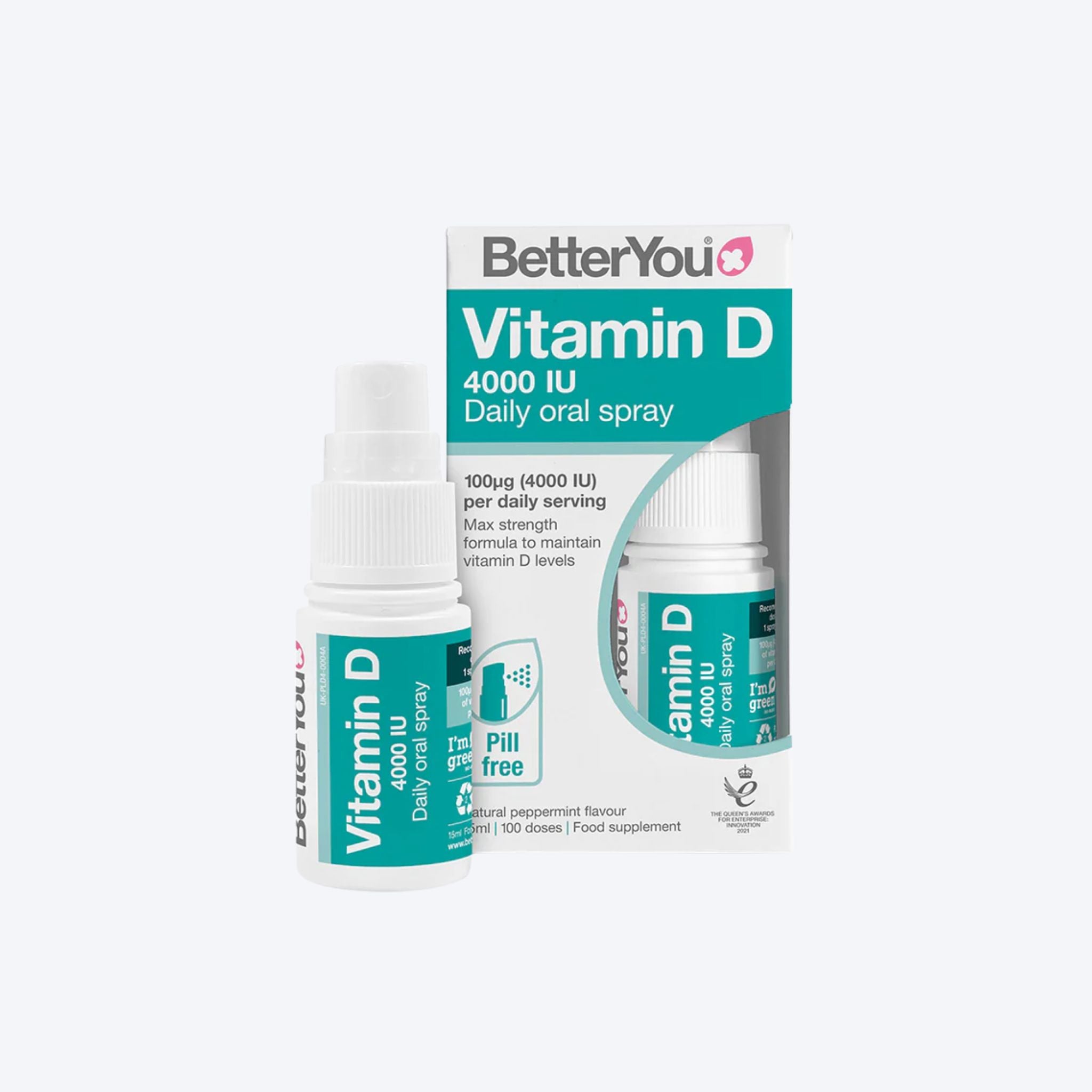Better You Vitamin D 4000iu Spray - 15ml