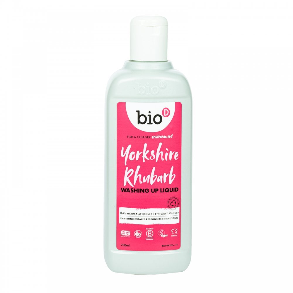 Bio-D Washing Up Liquid 750ml Yorkshire Rhubarb