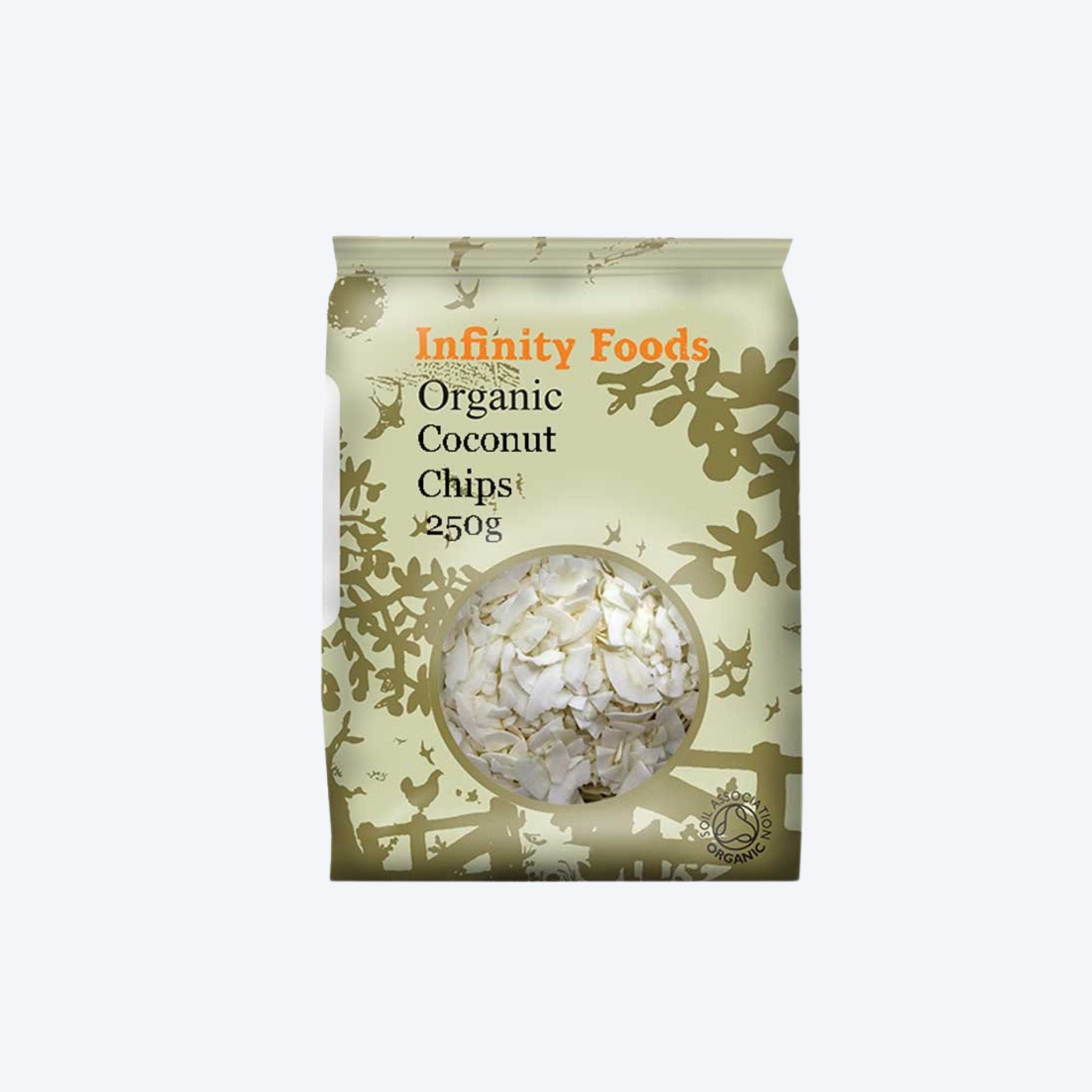 Infinity Foods Organic Toasted Coconut Chips - 250g