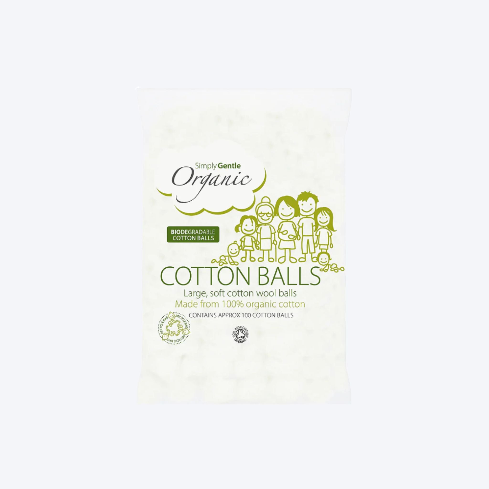 Simply Organic Cotton Balls x100