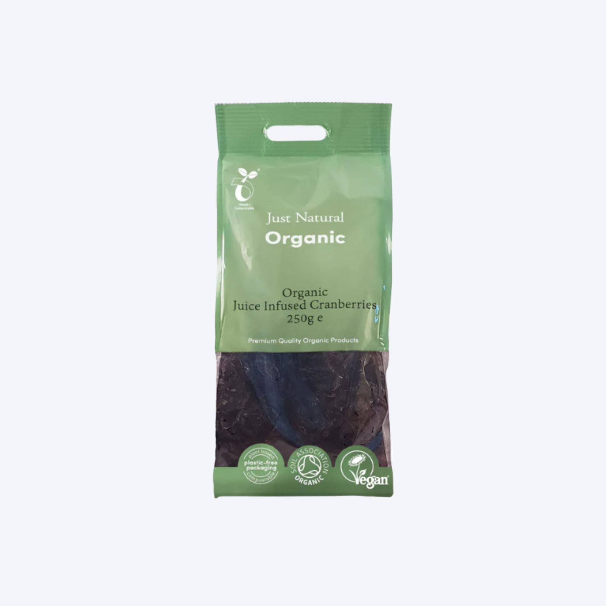 Just Natural Juice Infused Cranberries