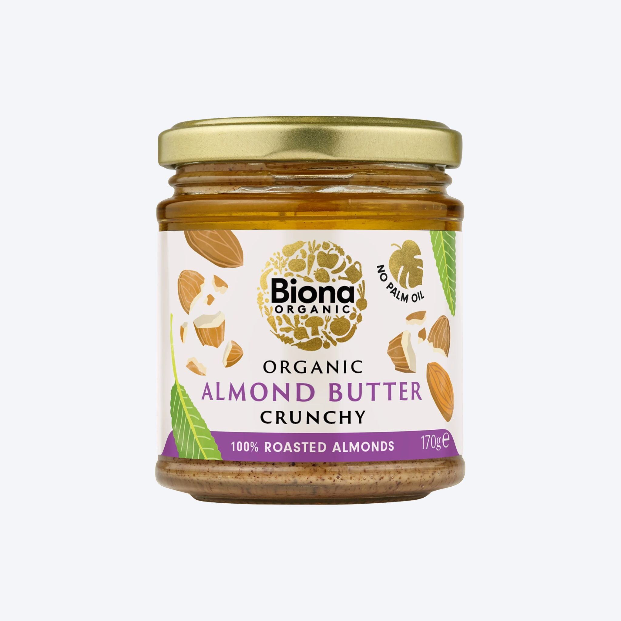 Biona Organic Crunchy Almond Butter