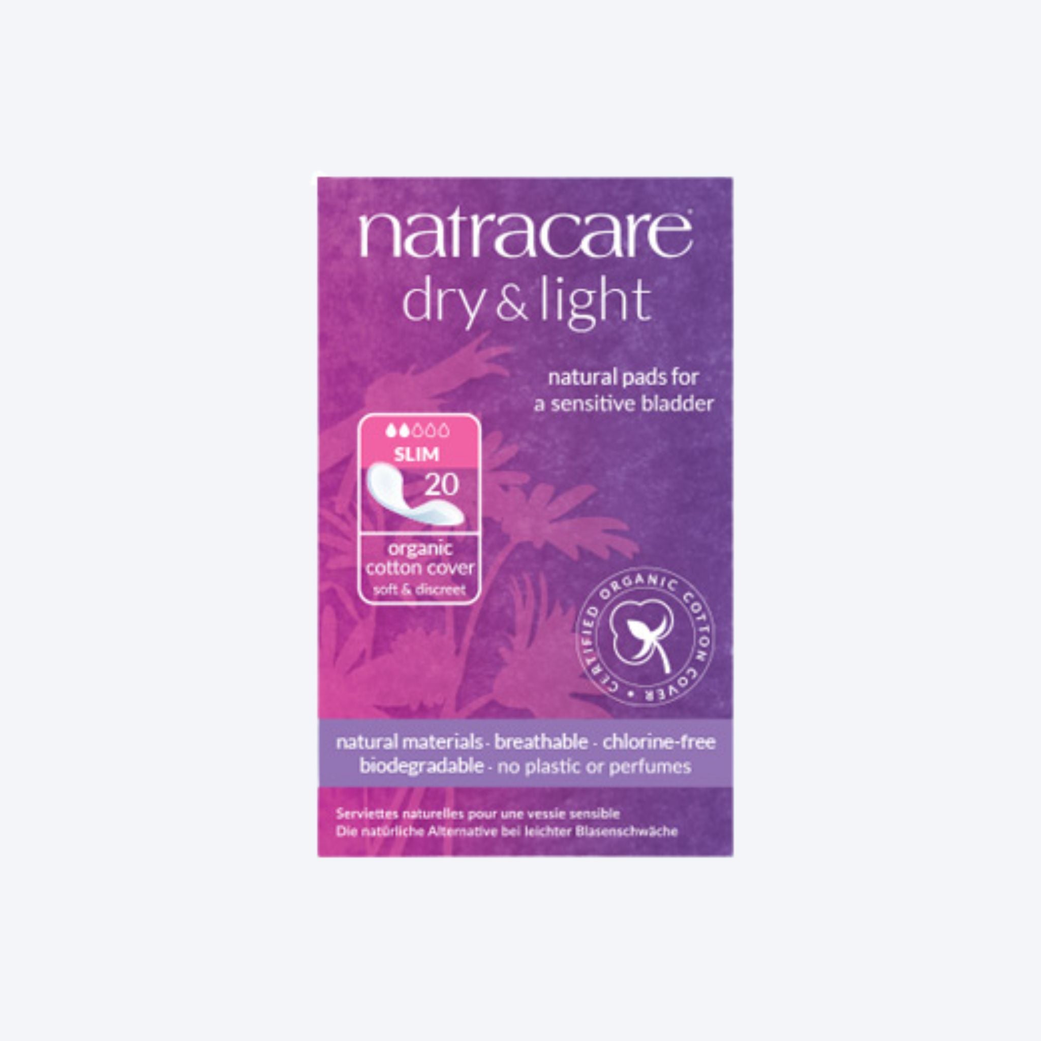 Natracare Dry & Light Slim x20 Pads