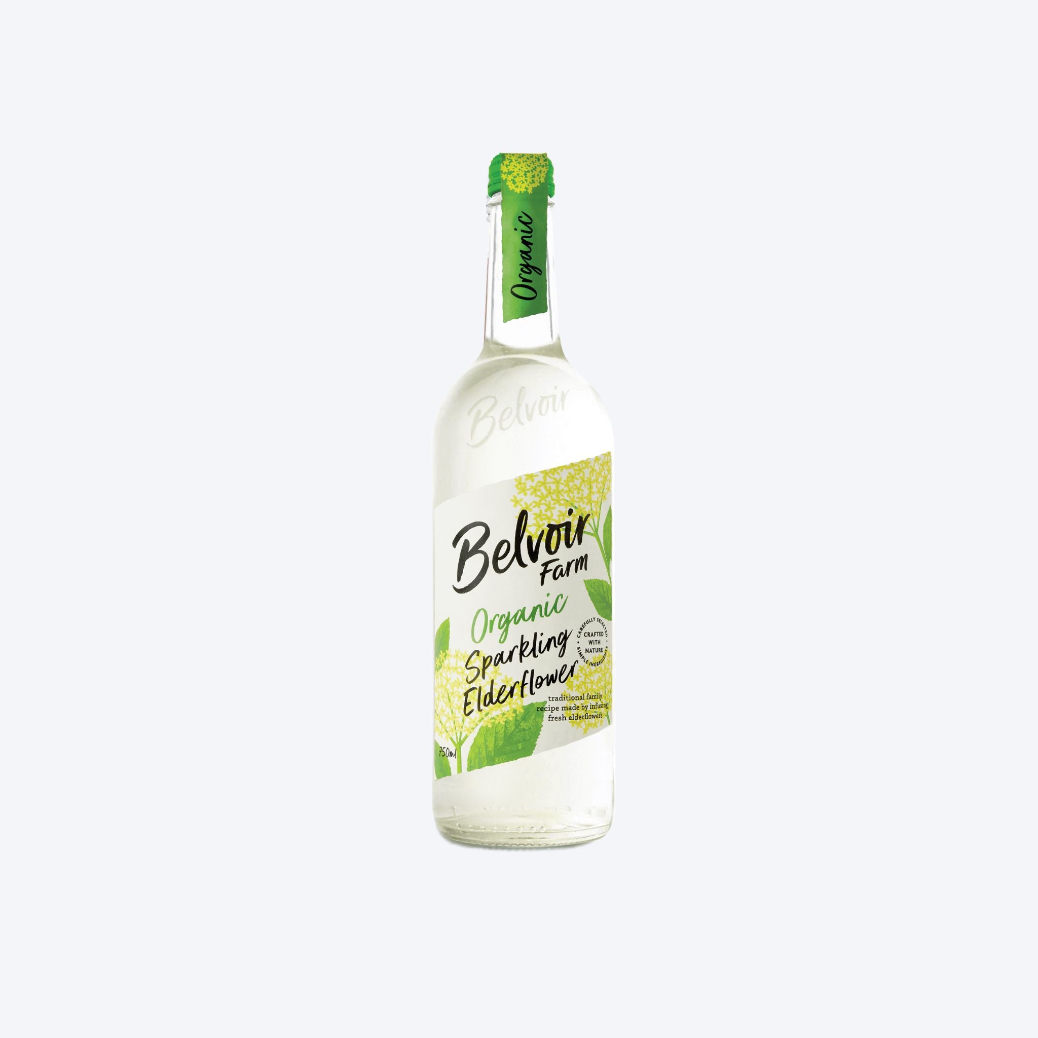 Belvoir Farm Sparkling Organic Elderflower - 750ml