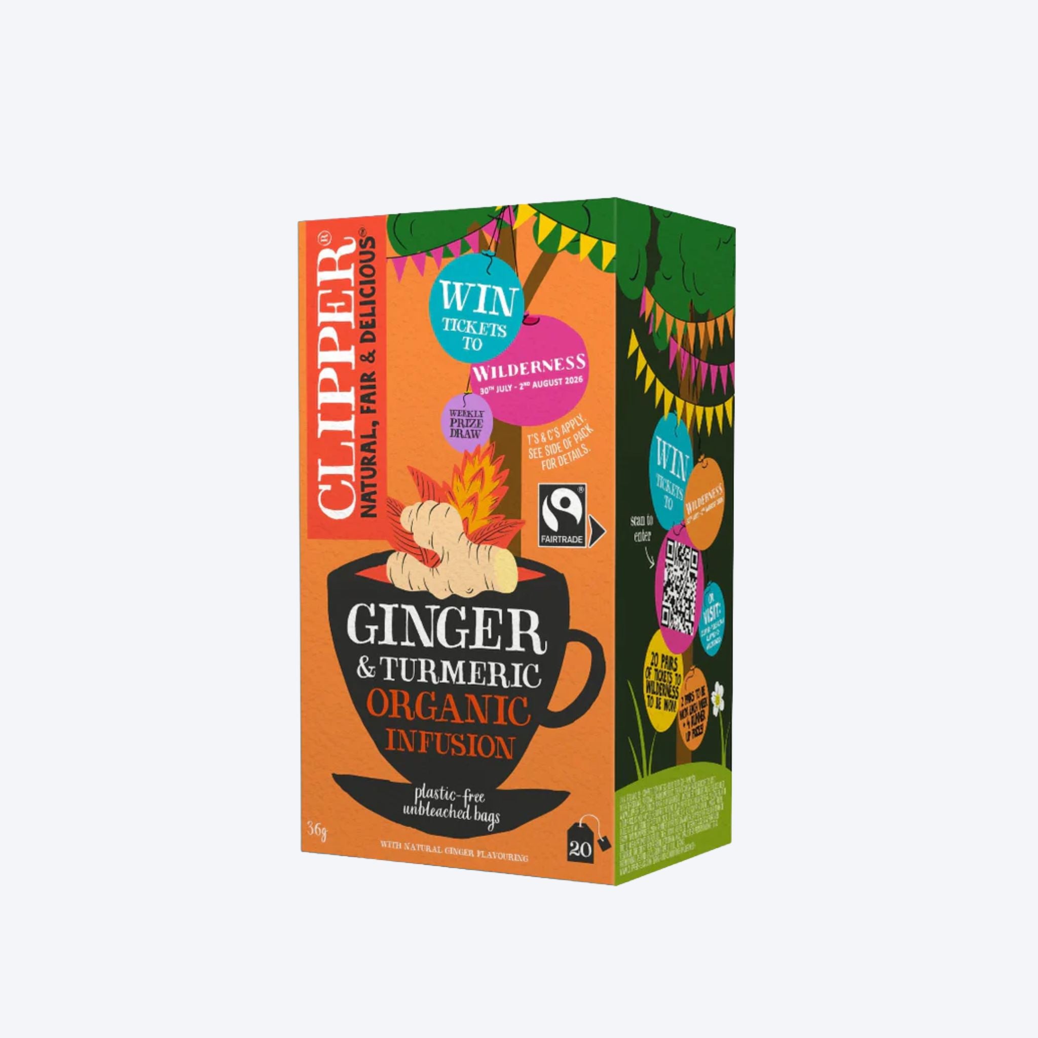 Clipper Organic Ginger & Turmeric Tea x 20 Bags