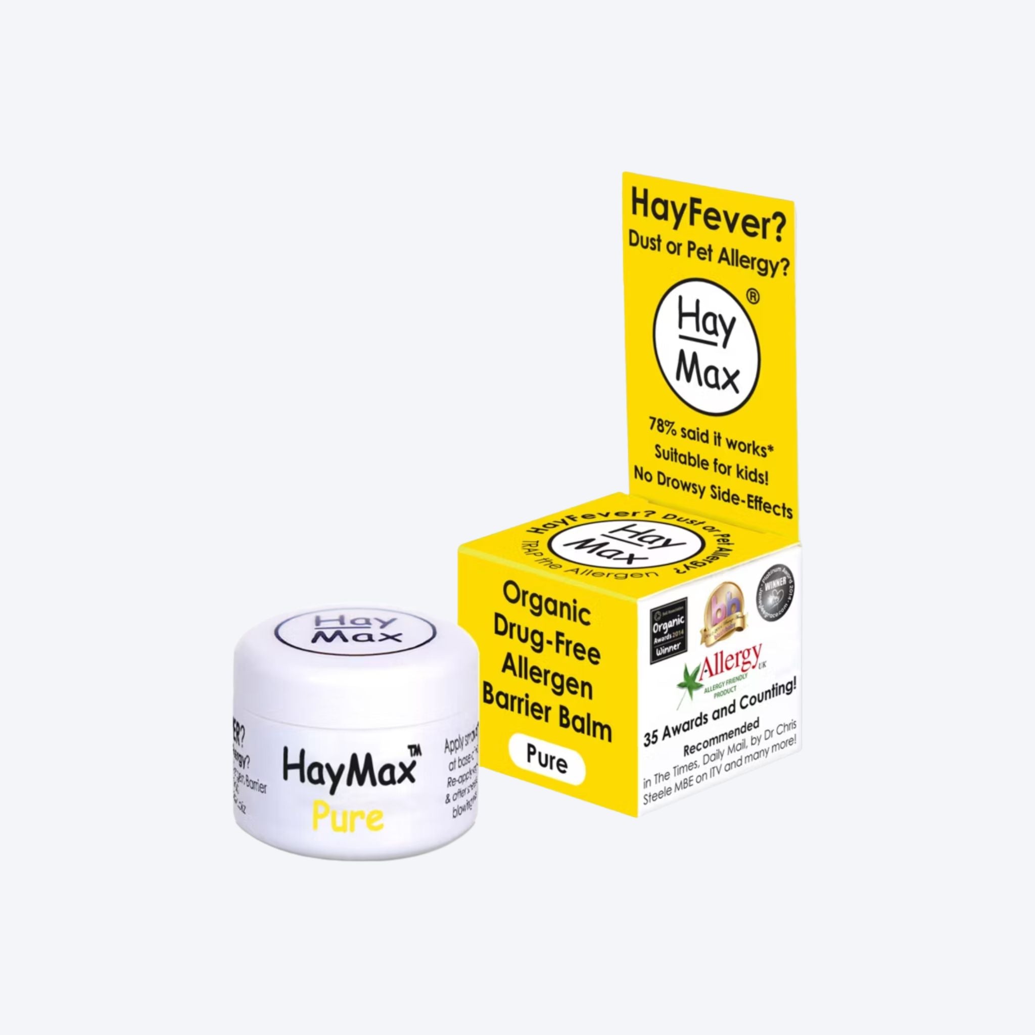 HayMax Pure Organic Drug-Free Allergen Barrier Balm - 5ml