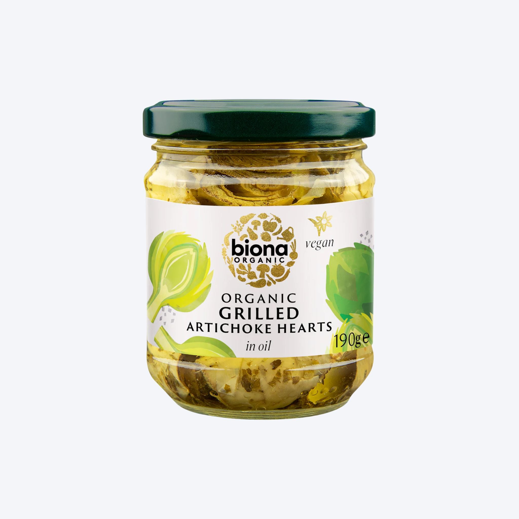 Biona Organic Artichoke Hearts - 190g