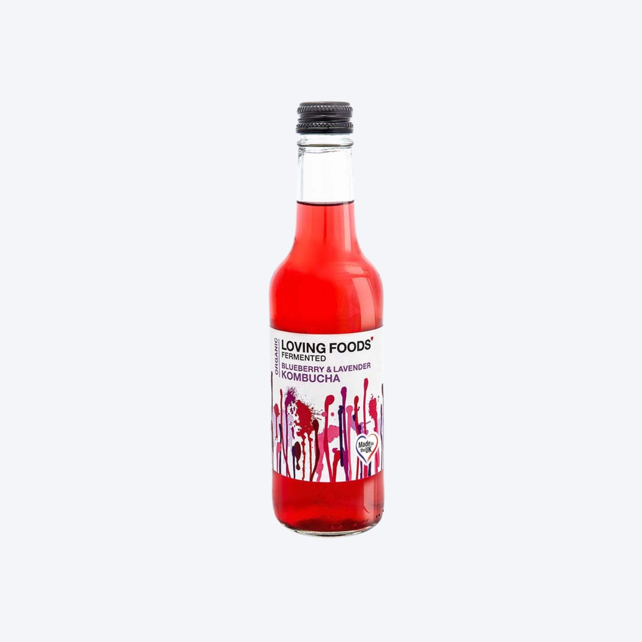 Loving Foods Fermented Blueberry & Lavender Kombucha
