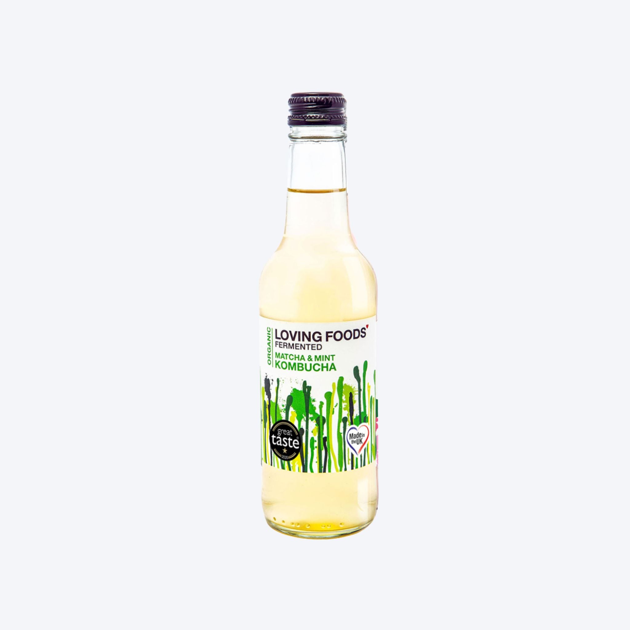 Loving Foods Fermented Matcha & Mint Kombucha