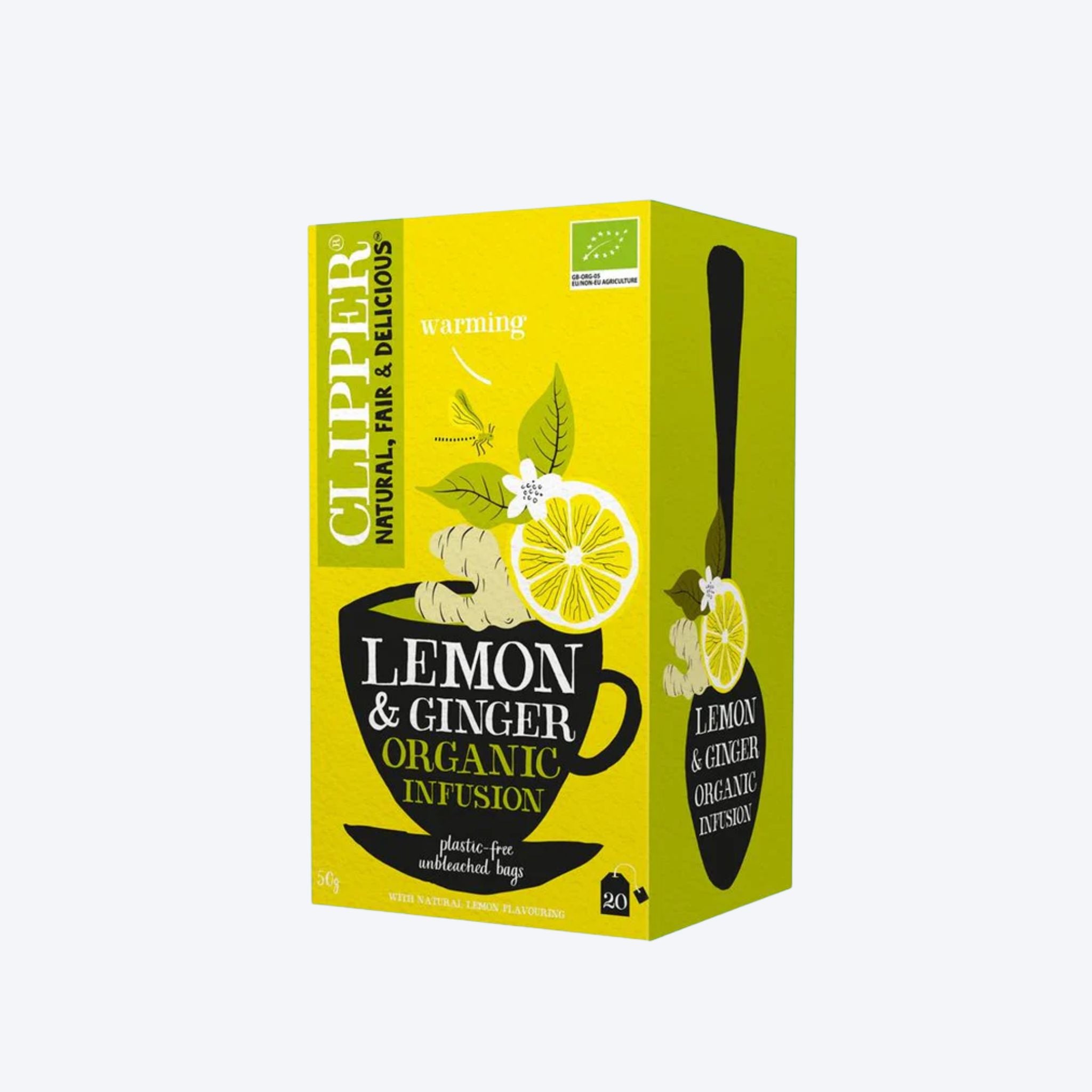 Clipper Organic Lemon & Ginger Tea x 20 Bags