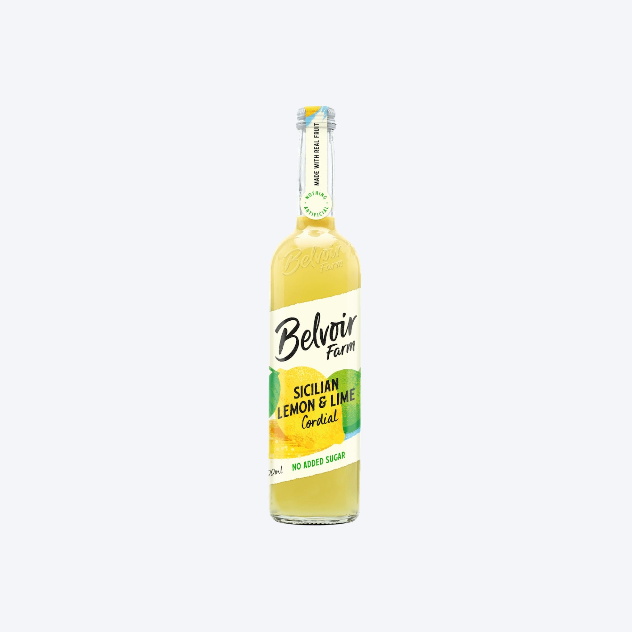 Belvoir Farm No Added Sugar Sicilian Lemon and Lime Cordial