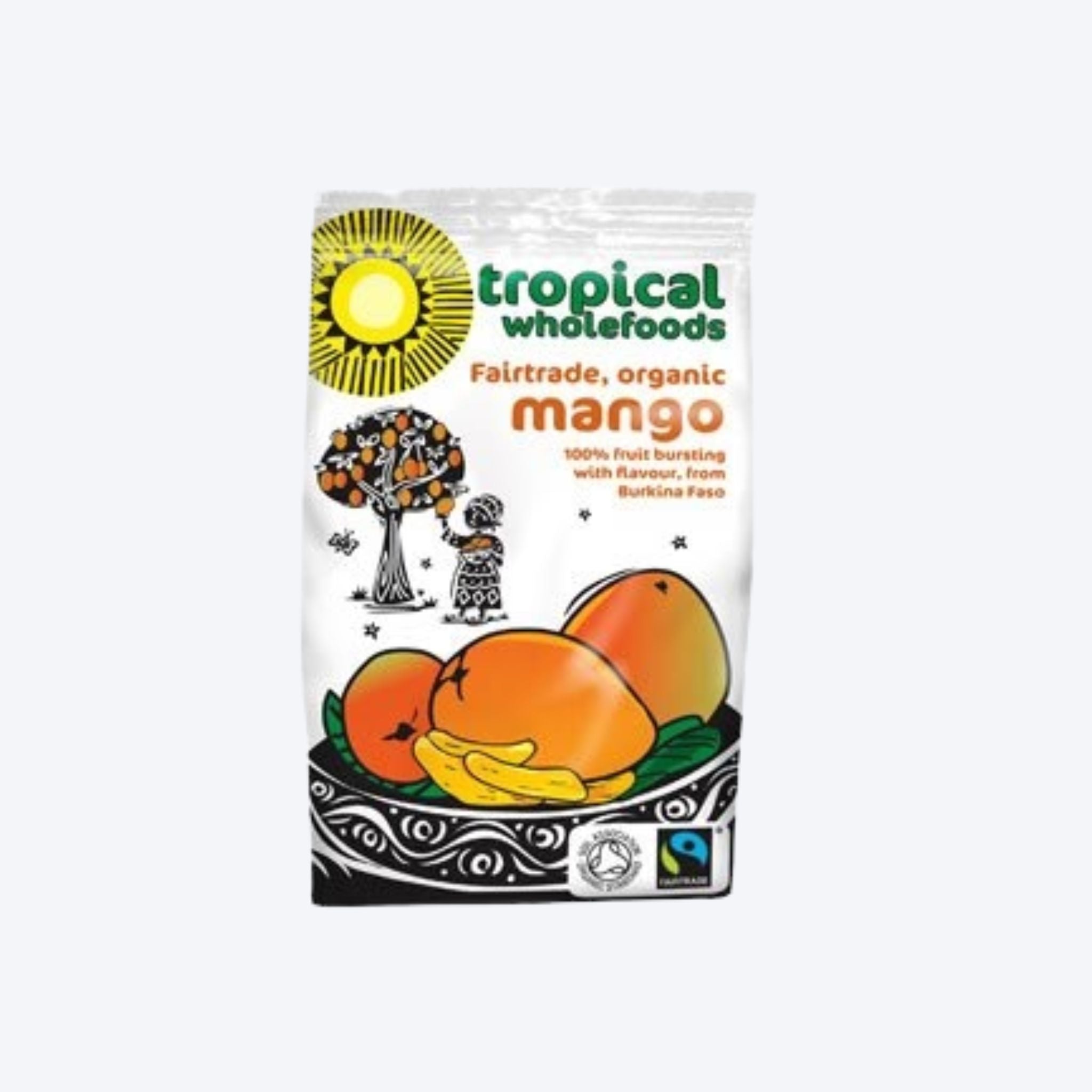Tropical Wholefoods Sun Dried Mango - 100g