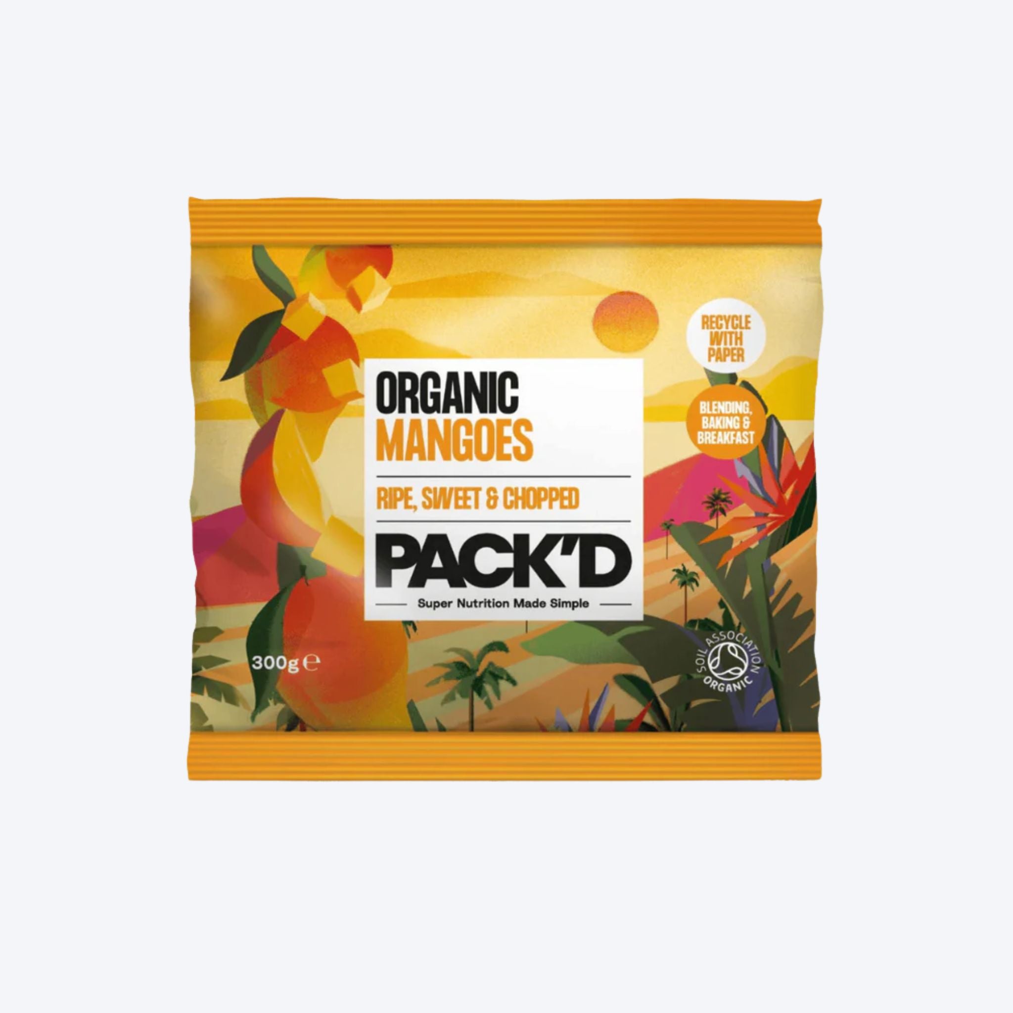 Pack'd Organic Mangoes - 300g