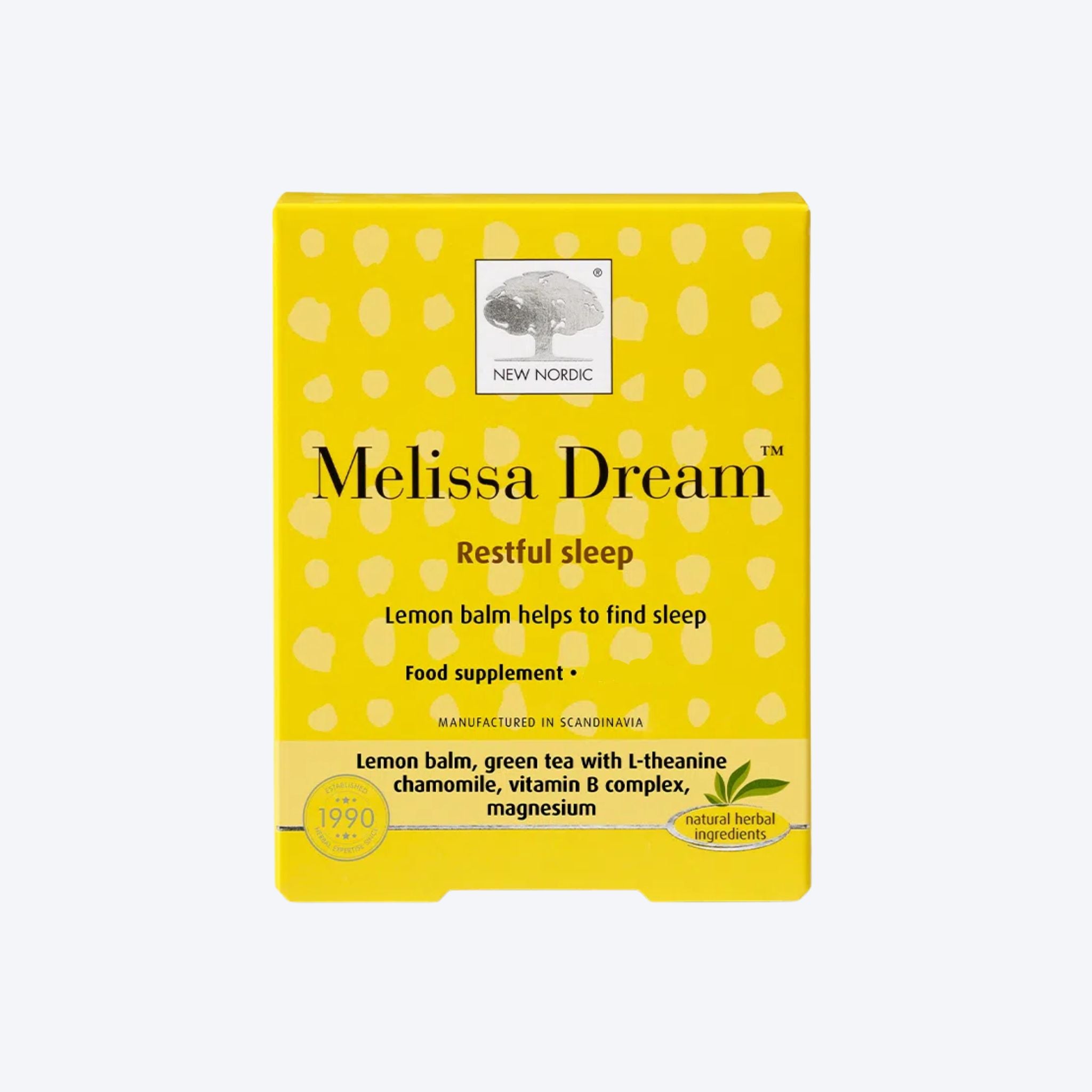 New Nordic Melissa Dream x 100 Tablets