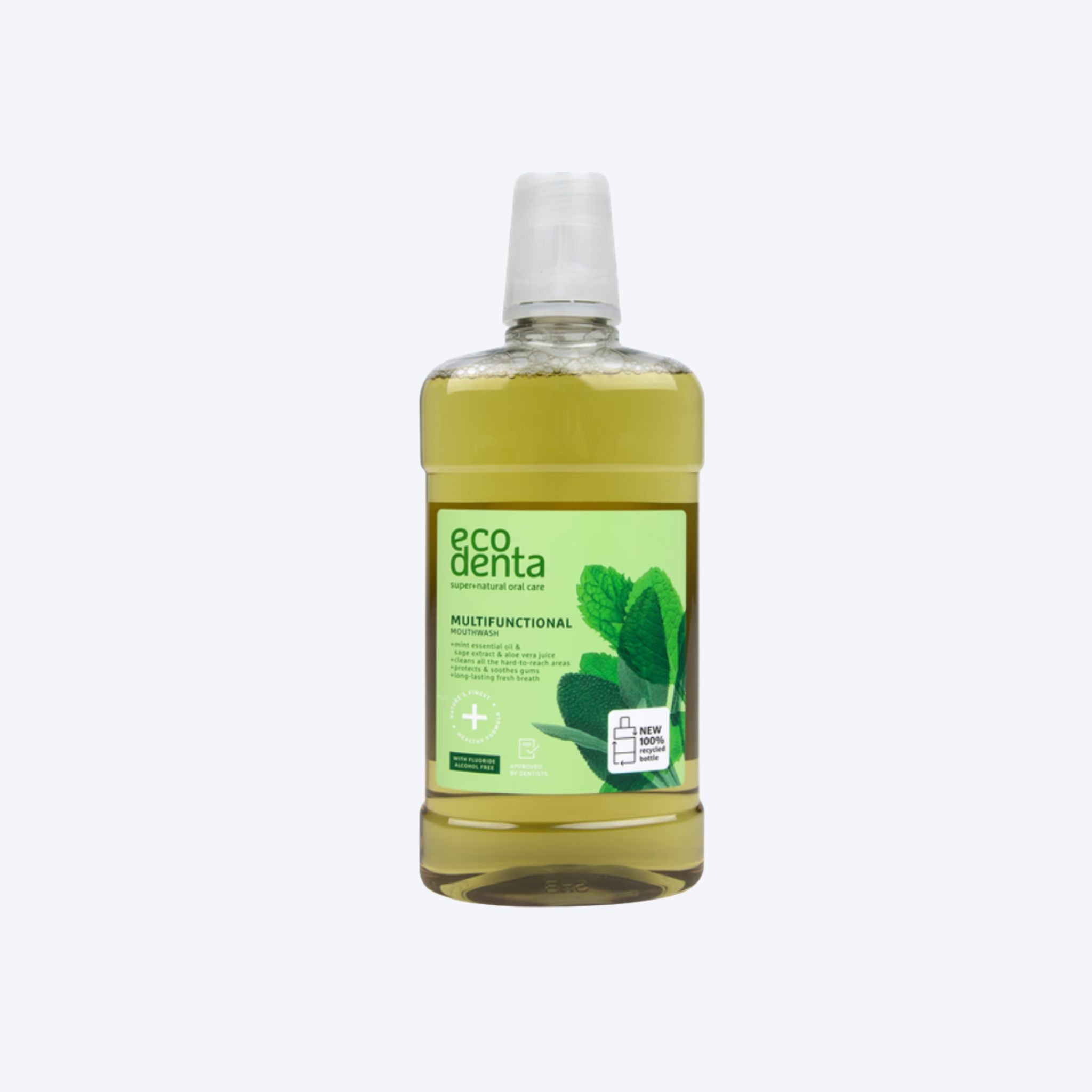 EcoDenta Multifunctional Mouthwash with Mint Oil - 500ml