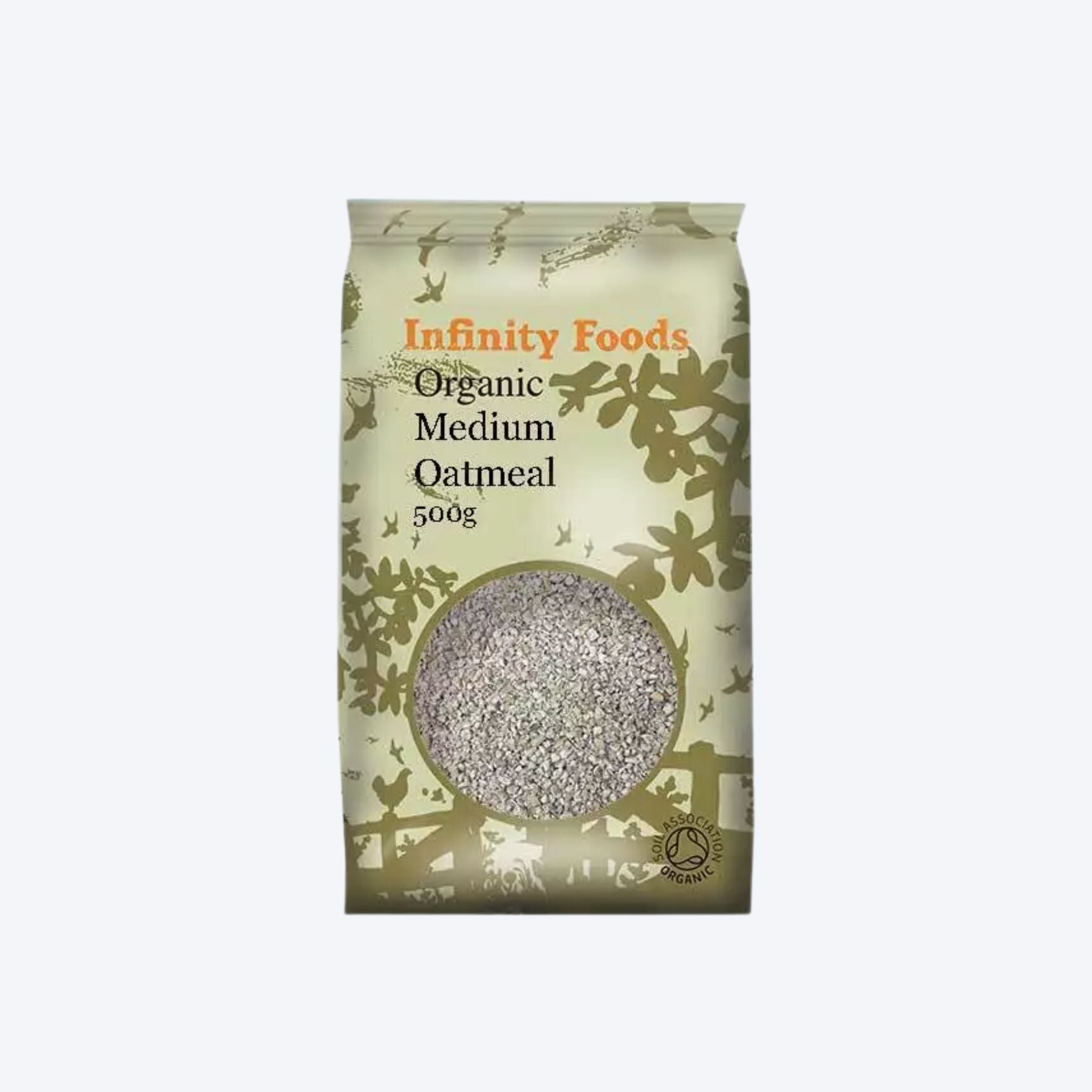 Infinity Foods Organic Medium Oatmeal - 500g
