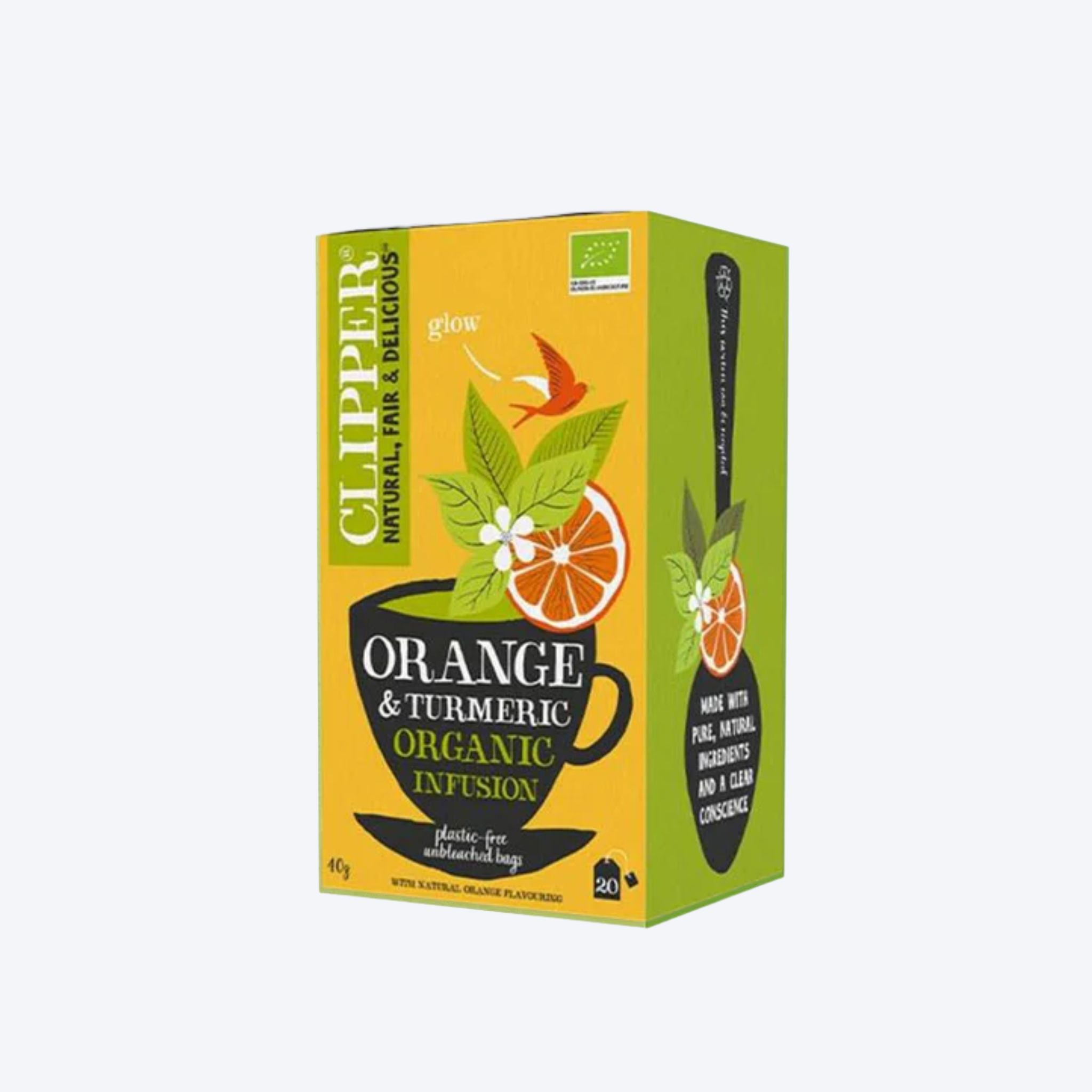 Clipper Organic Orange & Turmeric Infusion x 20 Bags