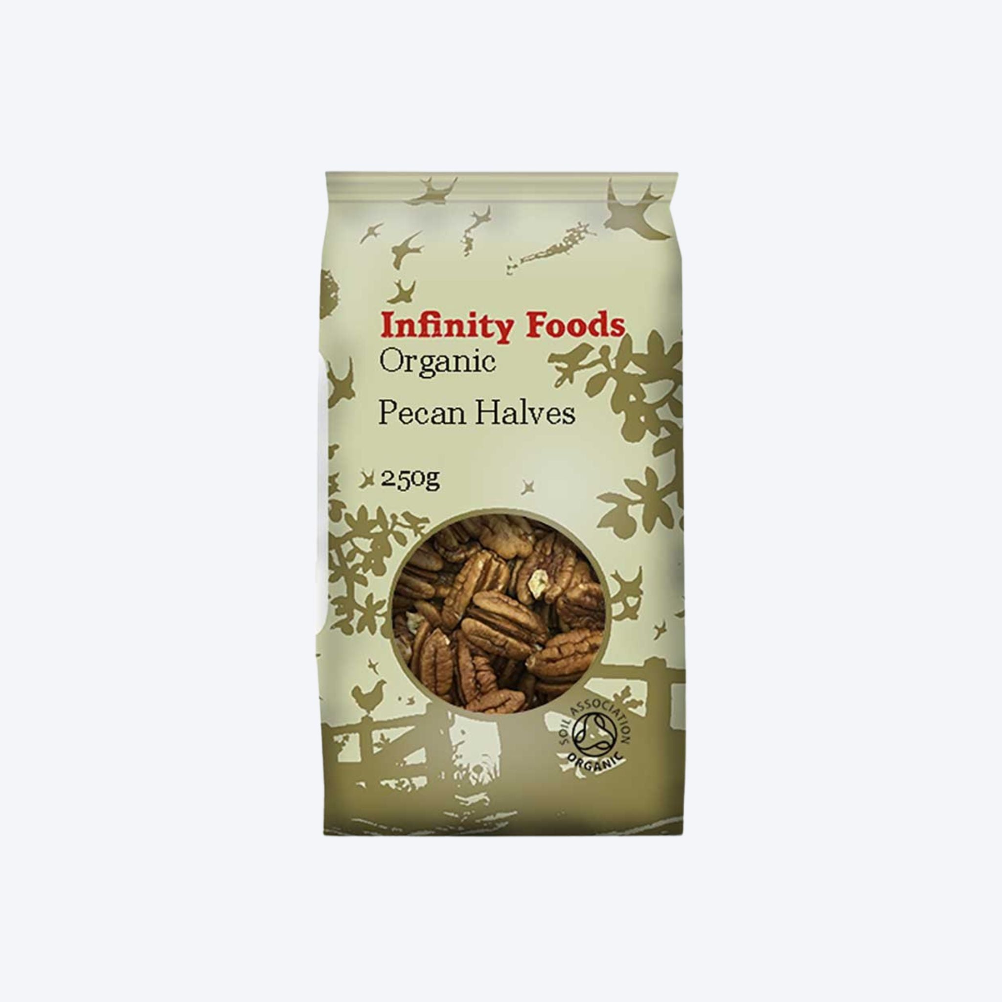 Infinity Foods Organic Pecan Halves - 250g