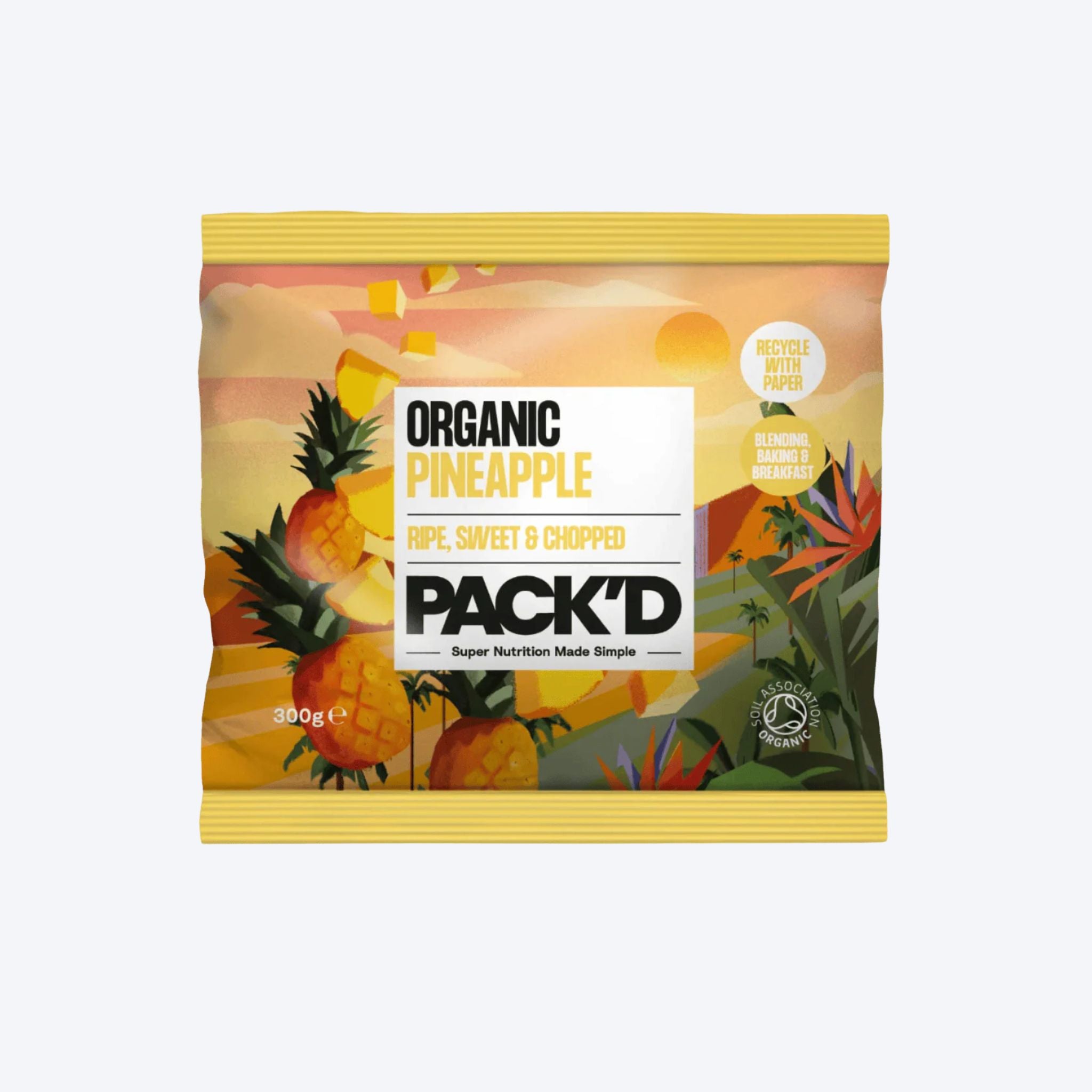 Pack'd Organic Pineapple - 300g