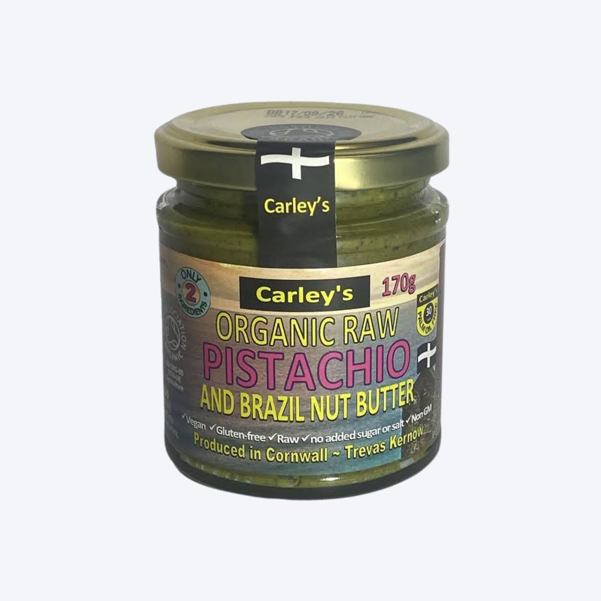 Carley's Organic Pistachio Nut Butter - 170g