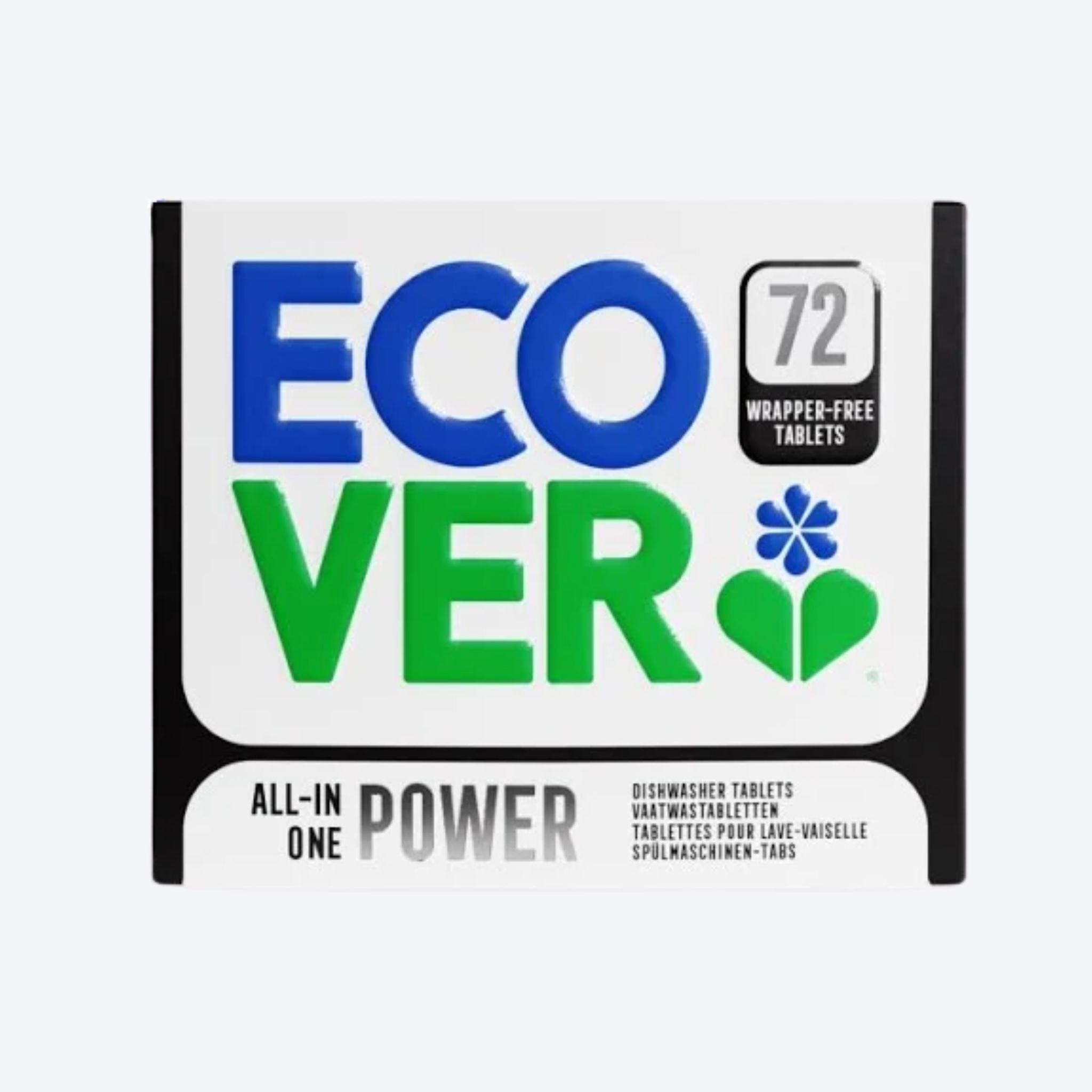 Ecover All-In-One Power Dishwasher Tablets x 72
