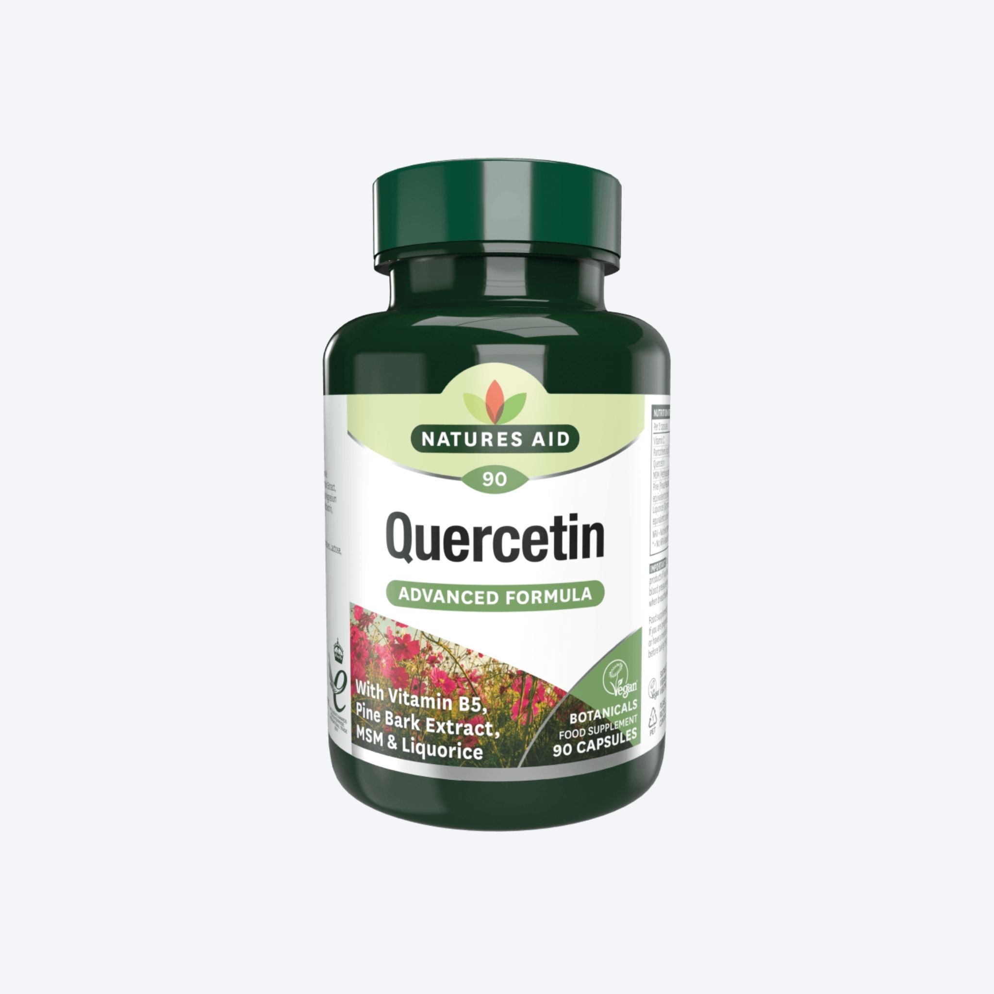 Natures Aid Quercetin x90 Capsules