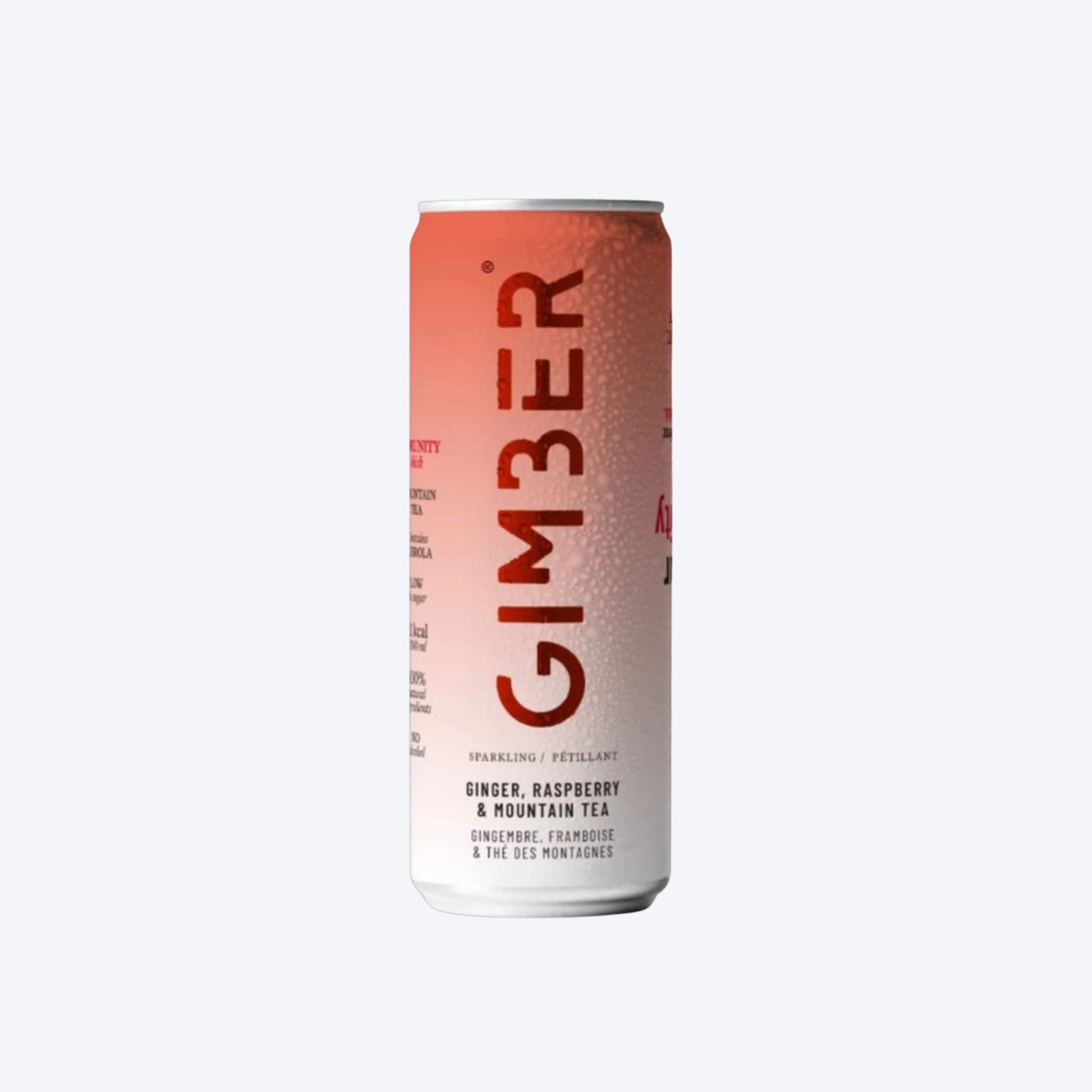 Gimber Ginger, Raspberry & Mountain Tea Can
