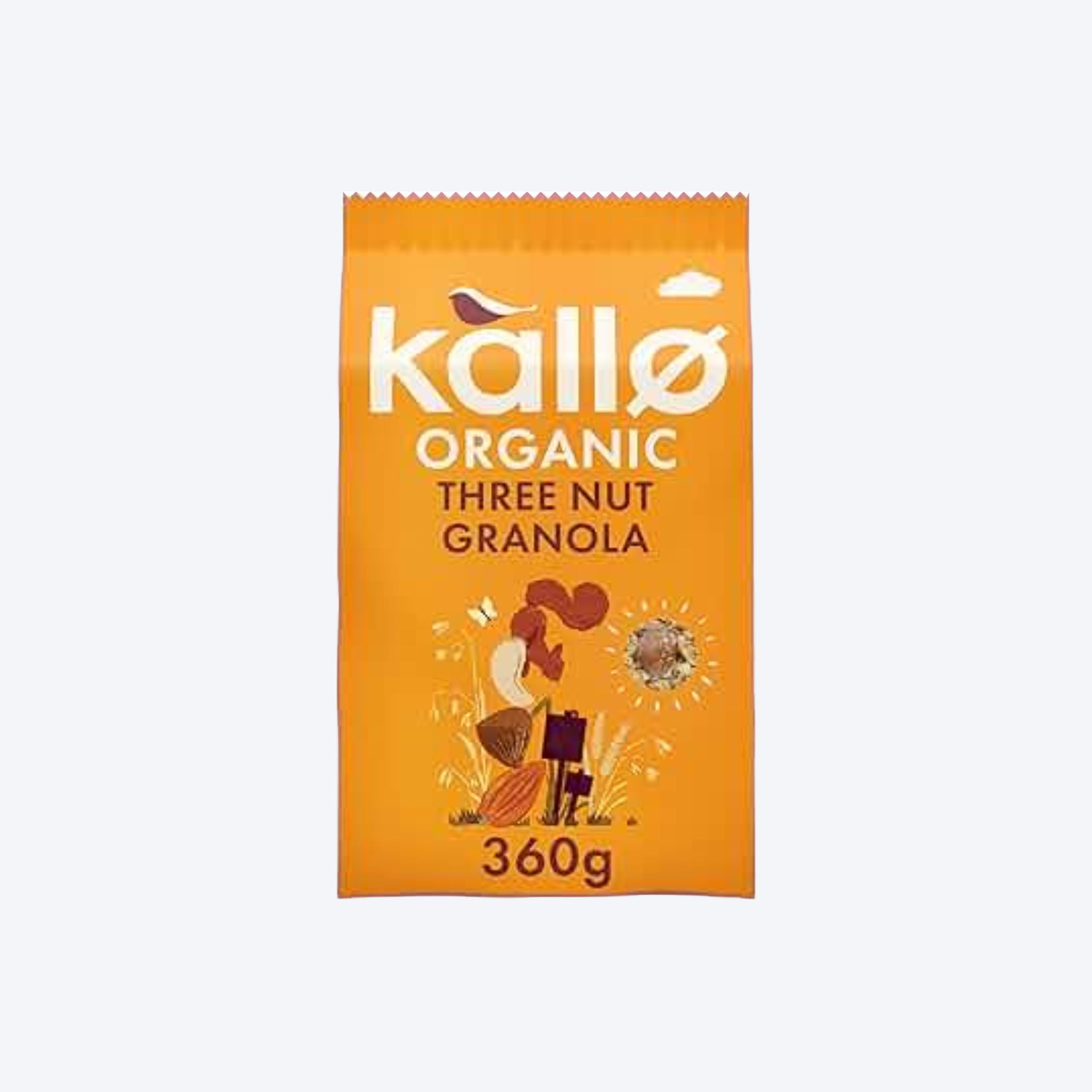 Kallo Organic Three Nut Granola - 360g