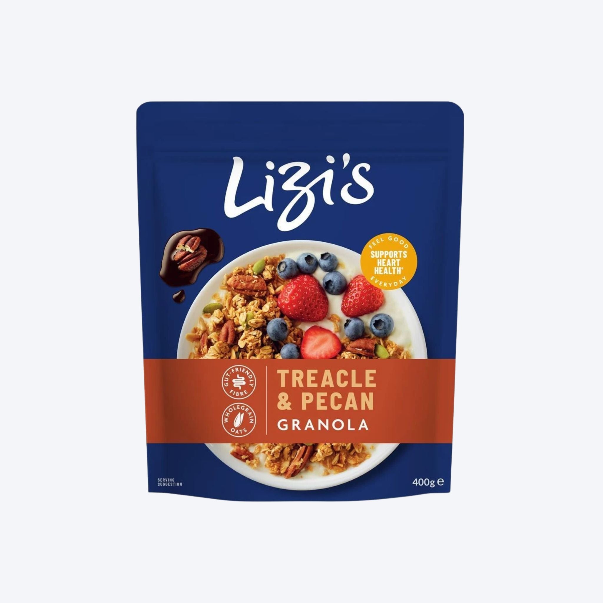 Lizis Organic Treacle & Pecan Granola - 400g