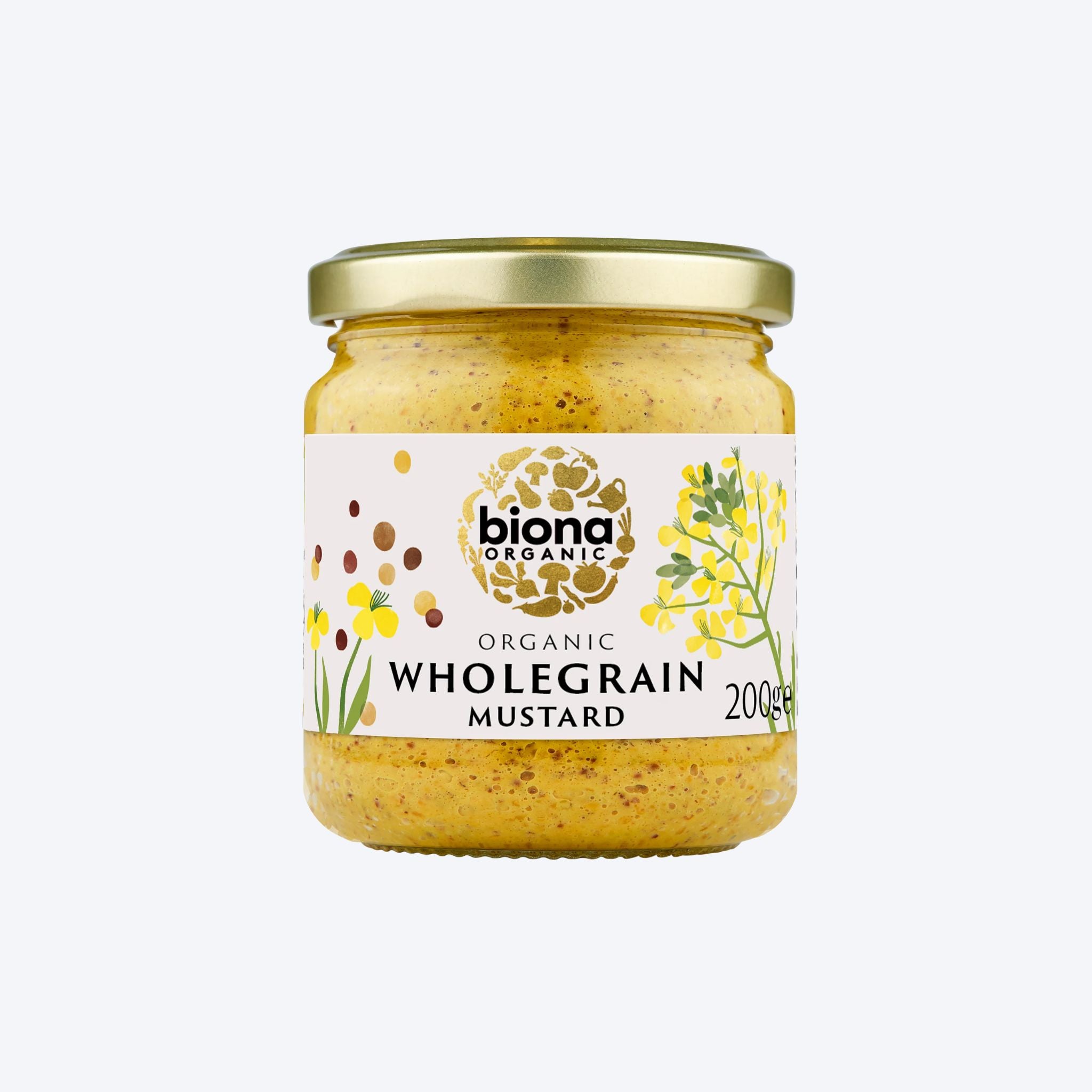 Biona Wholegrain Mustard - 200g