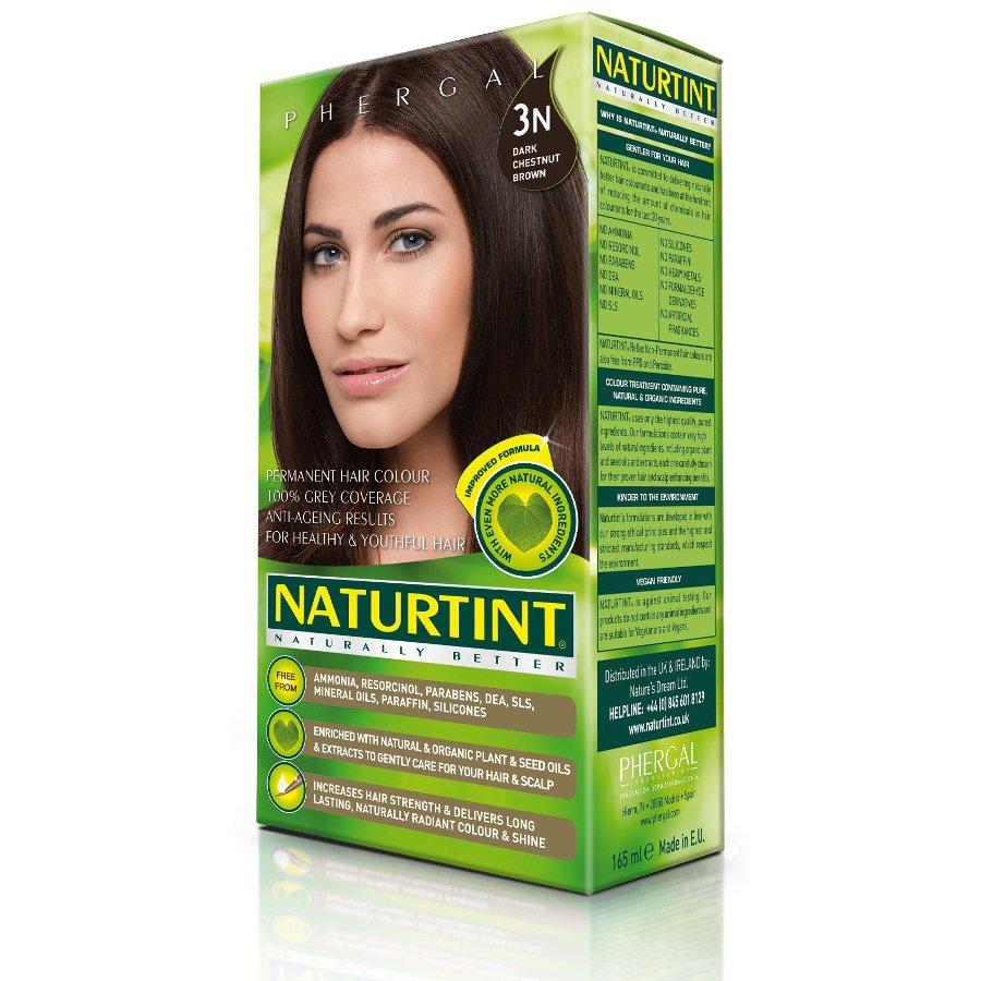 NaturTint Hair Dye - Dark Chestnut Brown (3N)