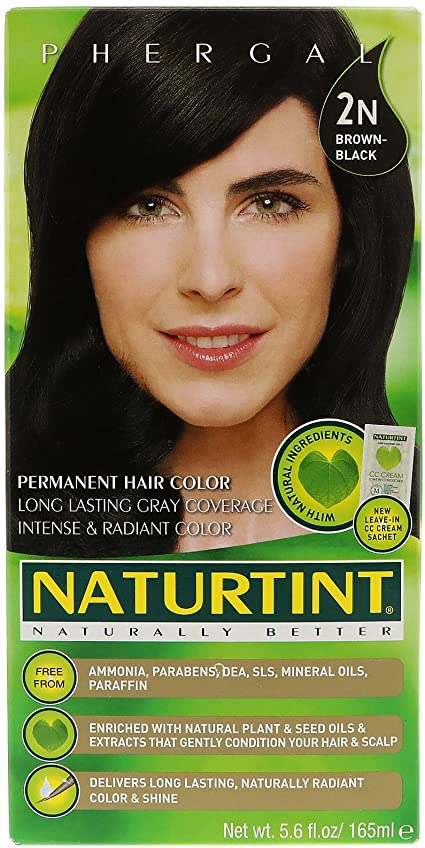 NaturTint Hair Dye - Black Brown (2N)